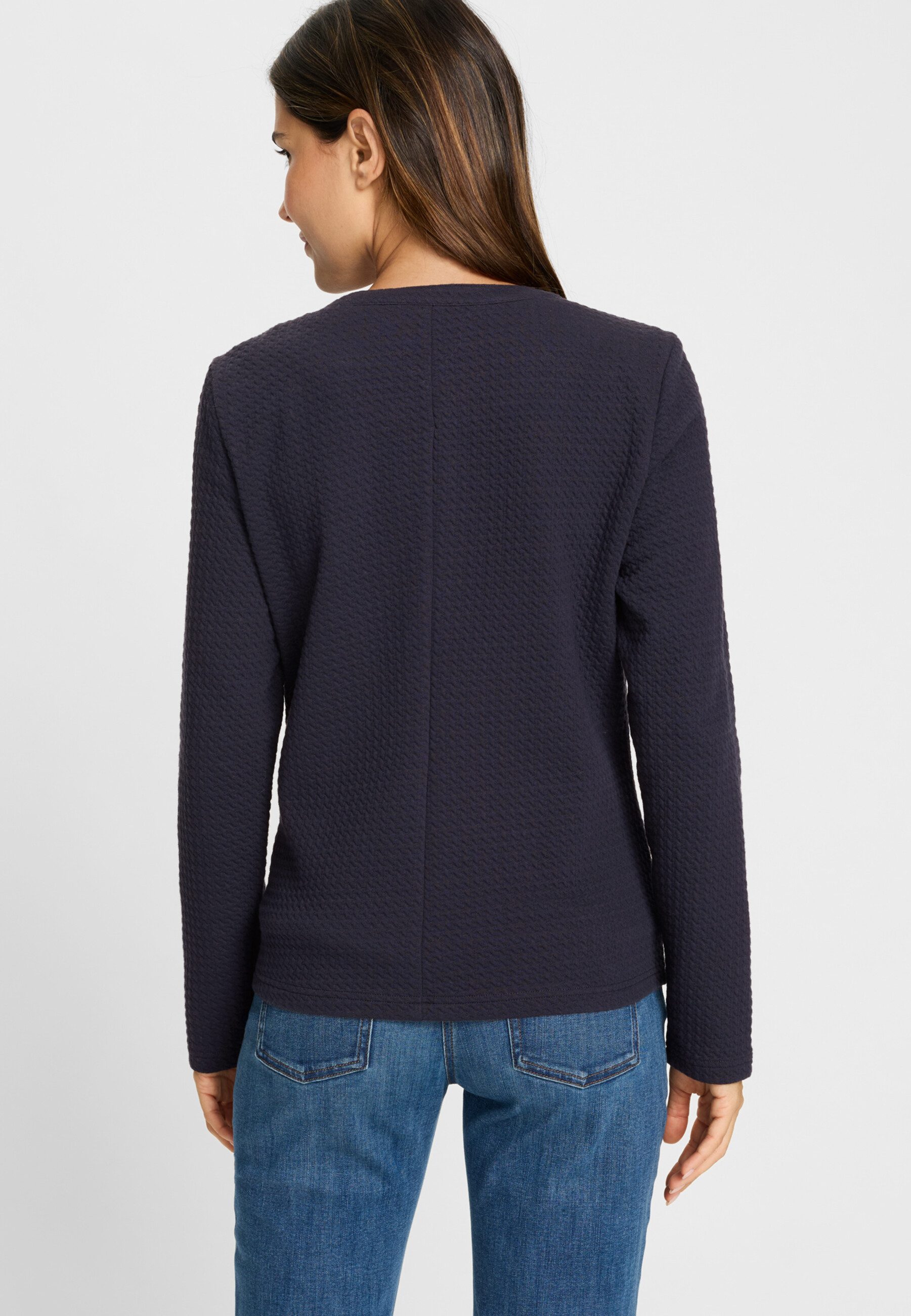 Olsen Sweatjacke mit Reißverschluss