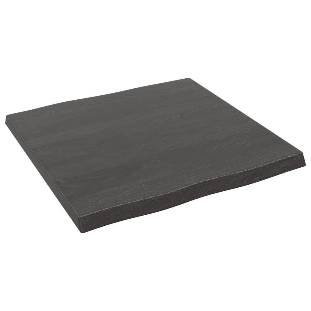 furnicato Baumkante Massivholz (1 St) cm Tischplatte Behandelt 60x60x(2-4)