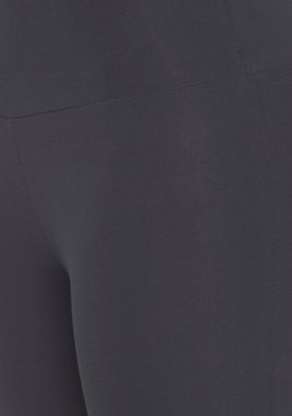 LASCANA Caprileggings mit breitem weichem Bündchen, Loungewear