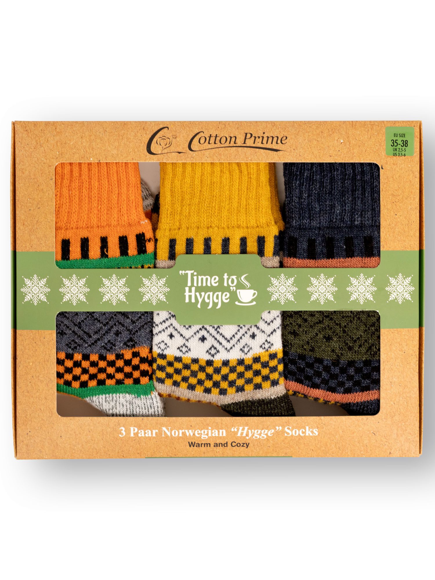 Vincent Creation® Socken (3-Paar) Hygge Socken mit Wolle