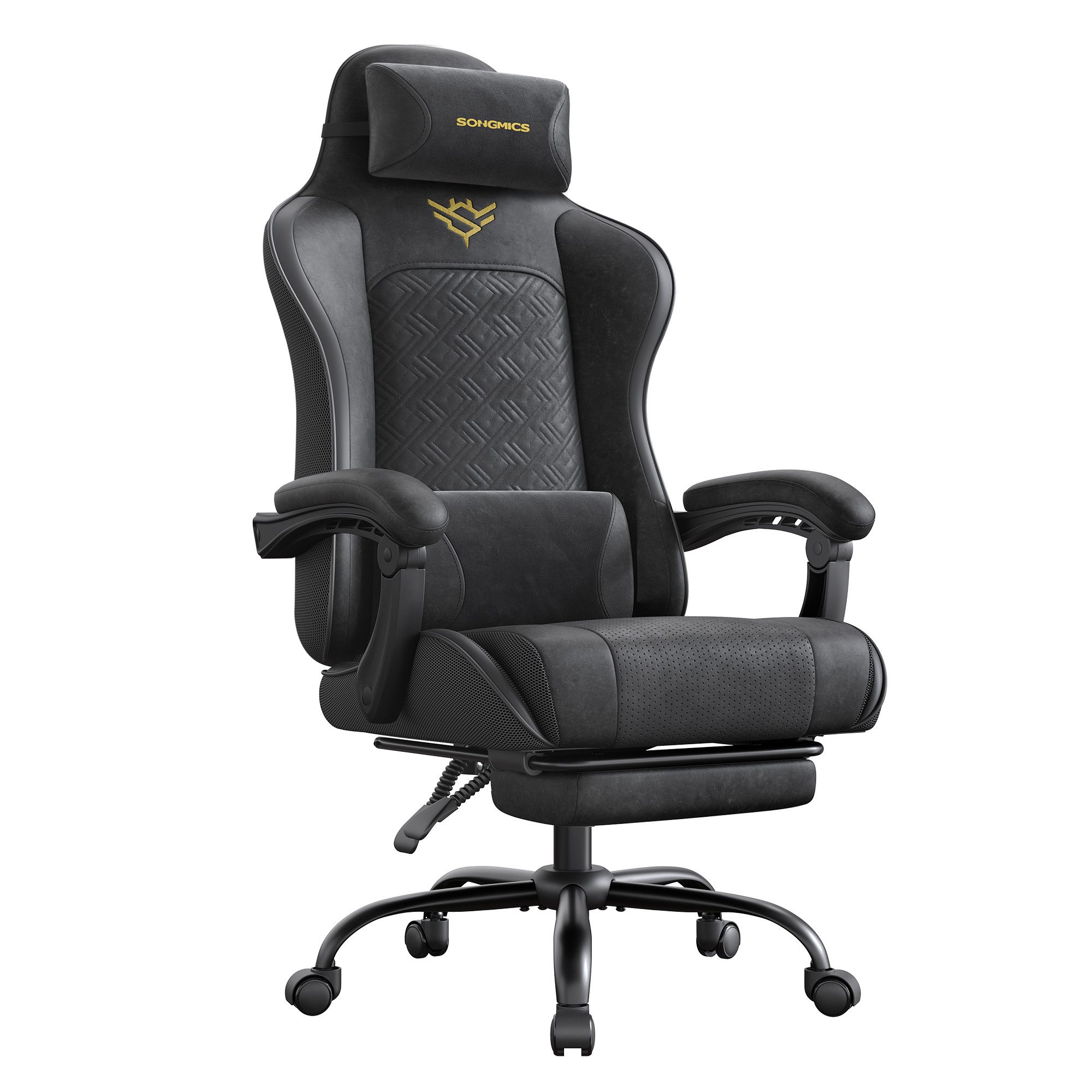 SONGMICS Bürostuhl, Gaming-Stuhl, Schreibtischstuhl, ergonomischer Gaming-S günstig online kaufen