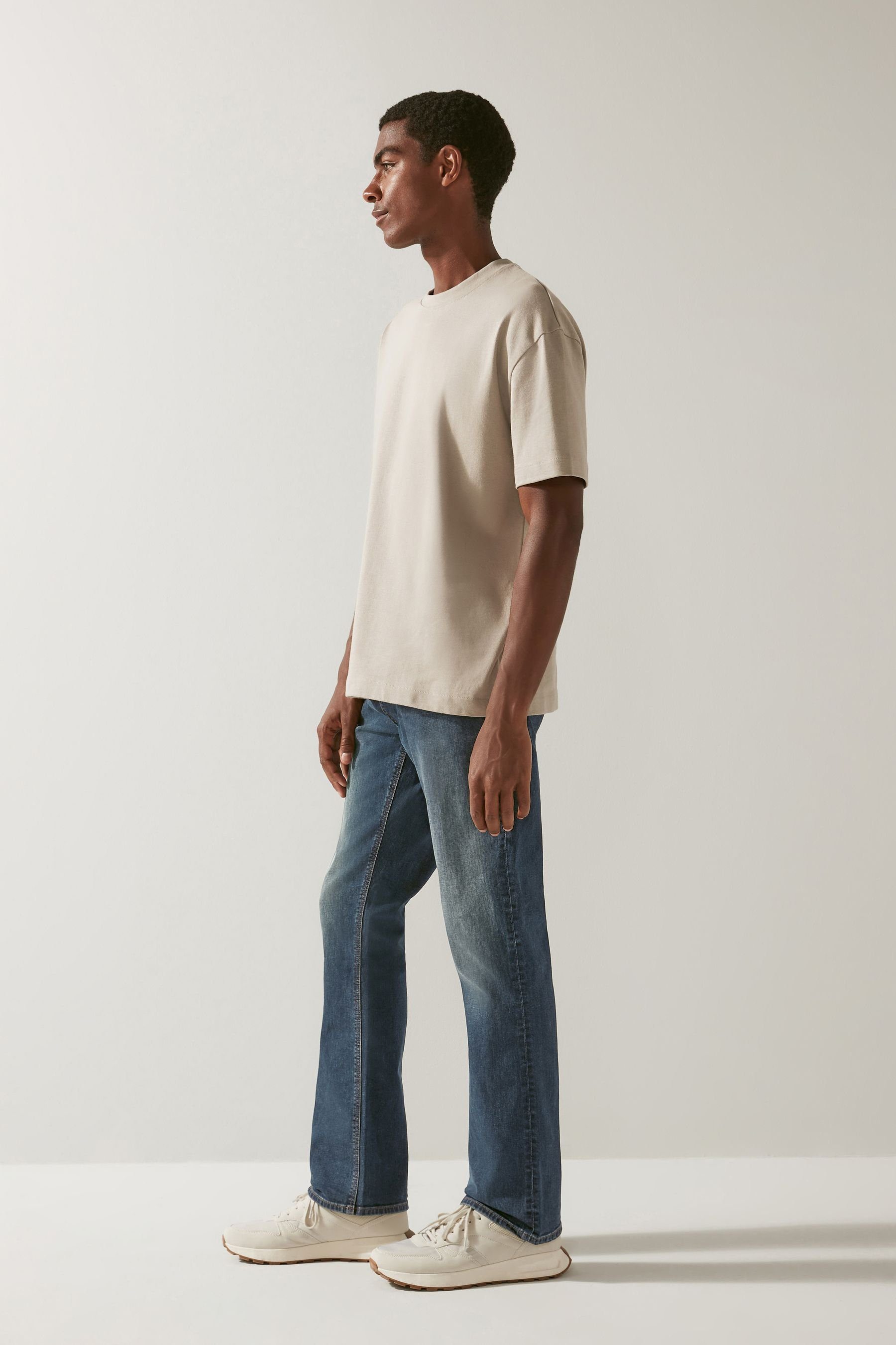 Stretch-Jeans (1-tlg) Bootcut Bootcut-Jeans Next