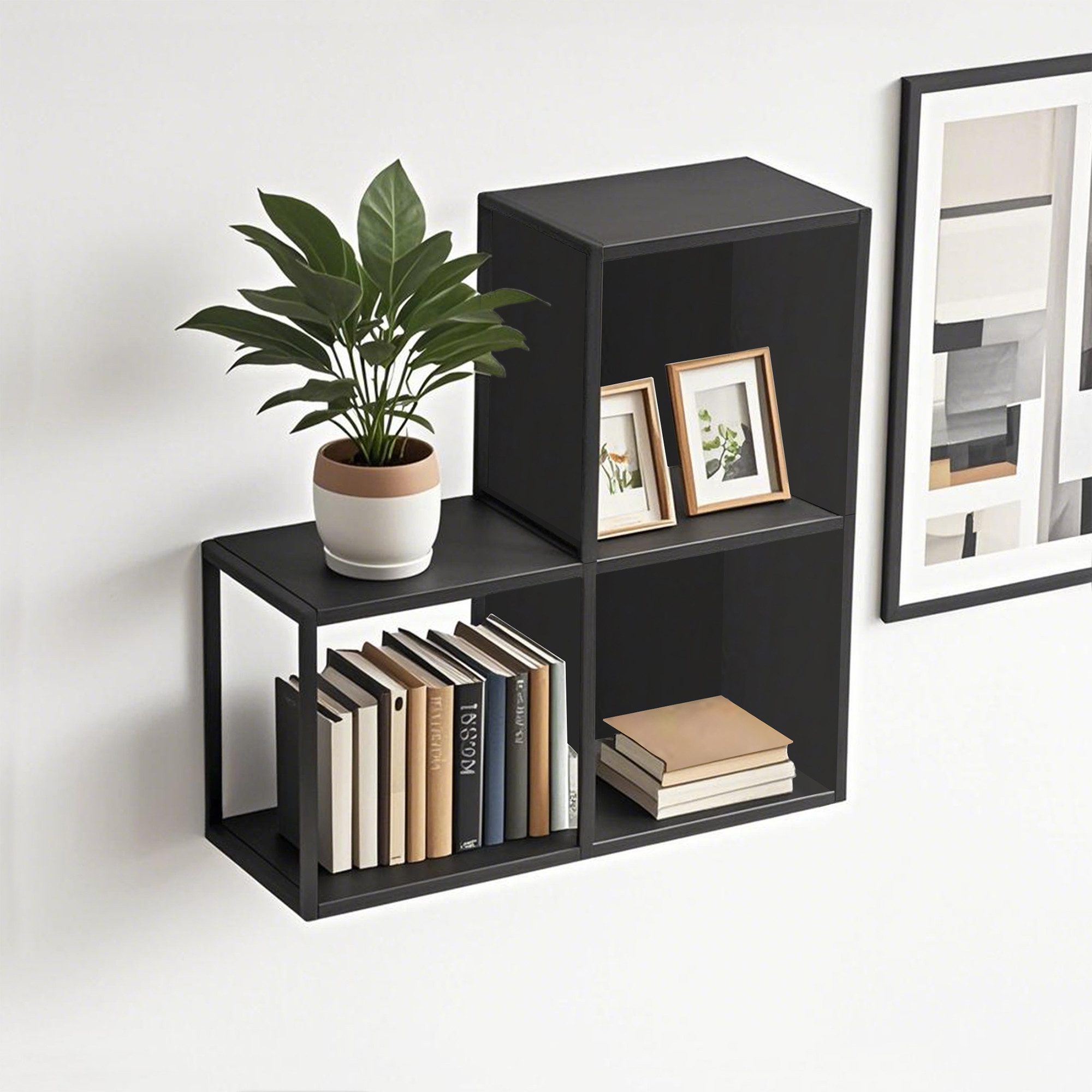 en.casa Wandregal, Set 3-tlg., »Nostened« mit günstig online kaufen