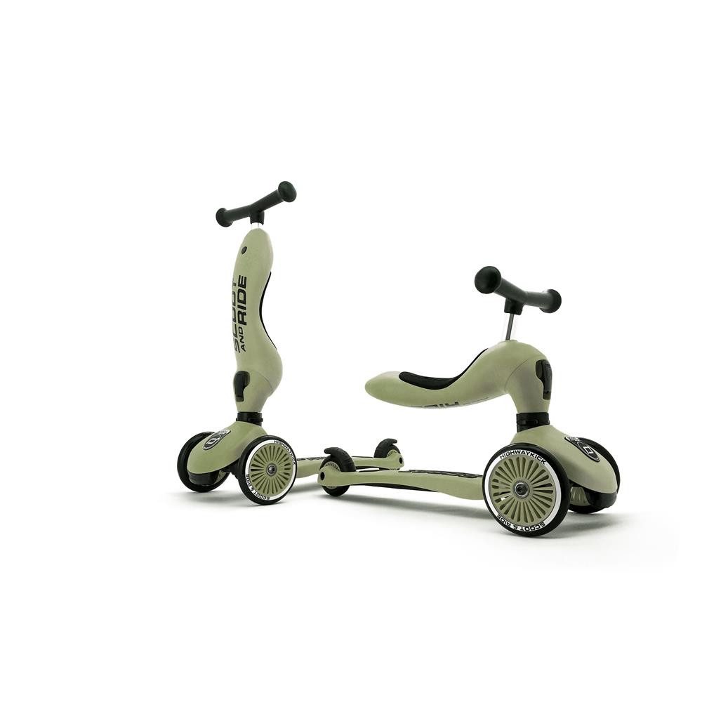 Scoot and Ride Dreiradscooter Highwaykick 1, 2in1 Kinderroller/Kickboard mit Sitz