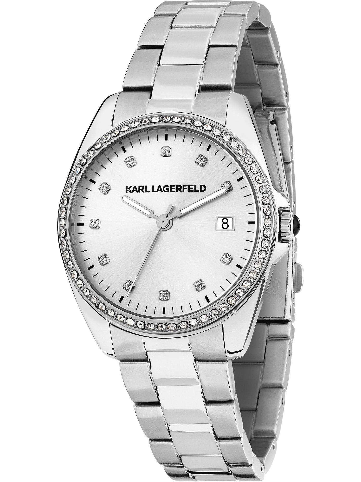 Quarzuhr Karl Lagerfeld Damen-Uhren Analog Quarz