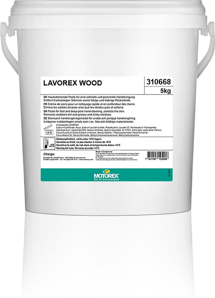 Motorex Motorex Handreinigungspaste LAVOREX 5 kg, hautschonend, mit Holz Zweiradreiniger