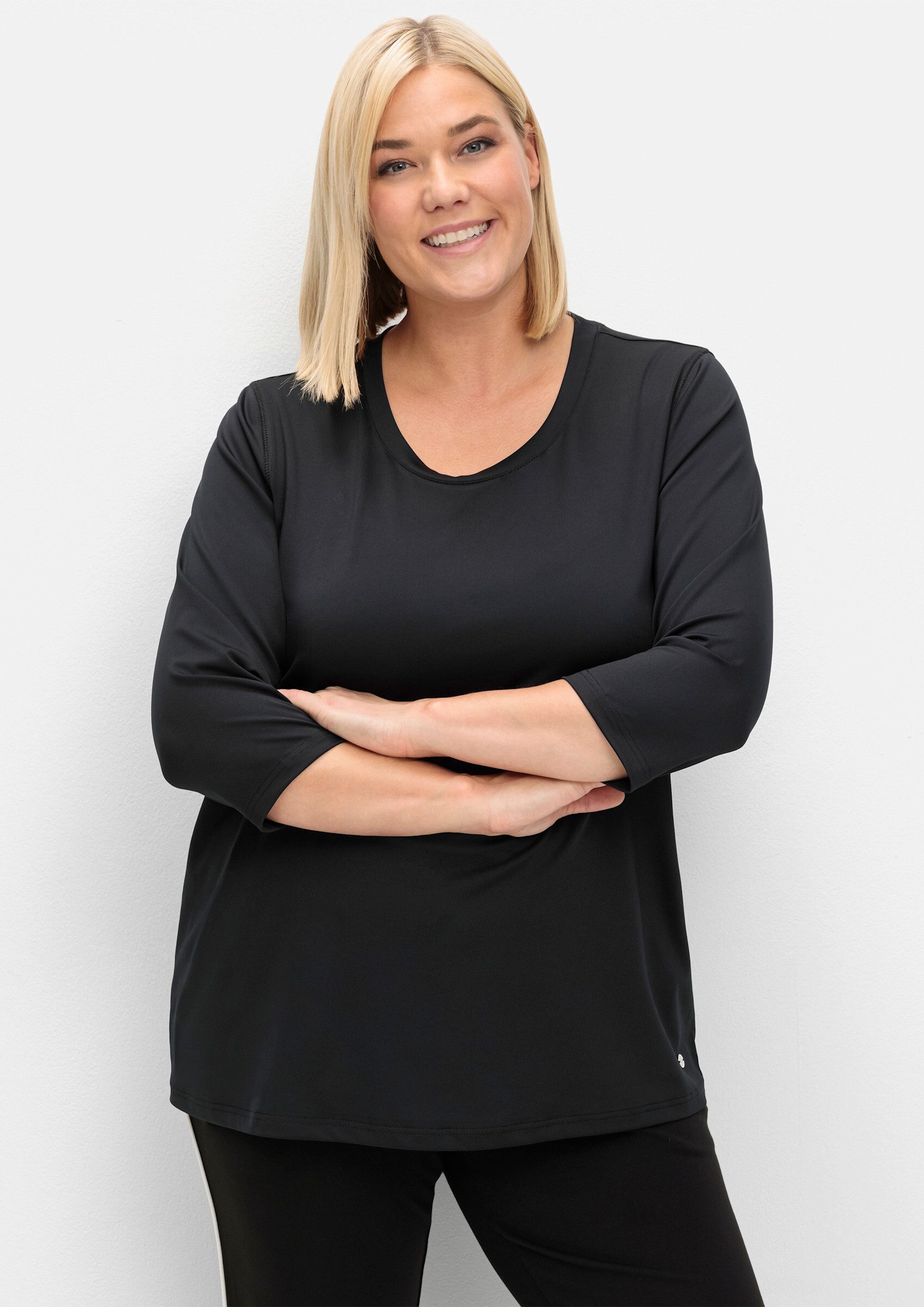 Sheego Trainingsshirt Funktionsshirt . günstig online kaufen