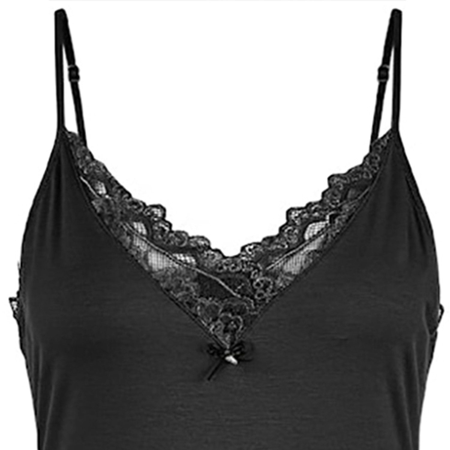 Nina Von C. Negligé Hemdrock 90cm 26421256, Schwarz – Bild 5 von 5