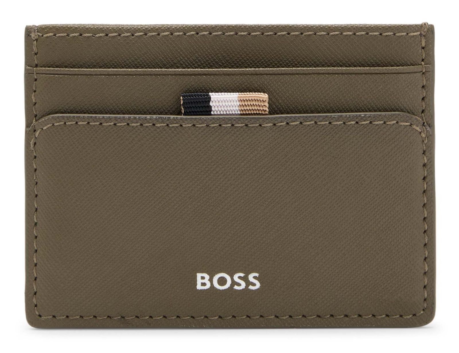 BOSS Kartenetui Card Holder, aus echtem Leder