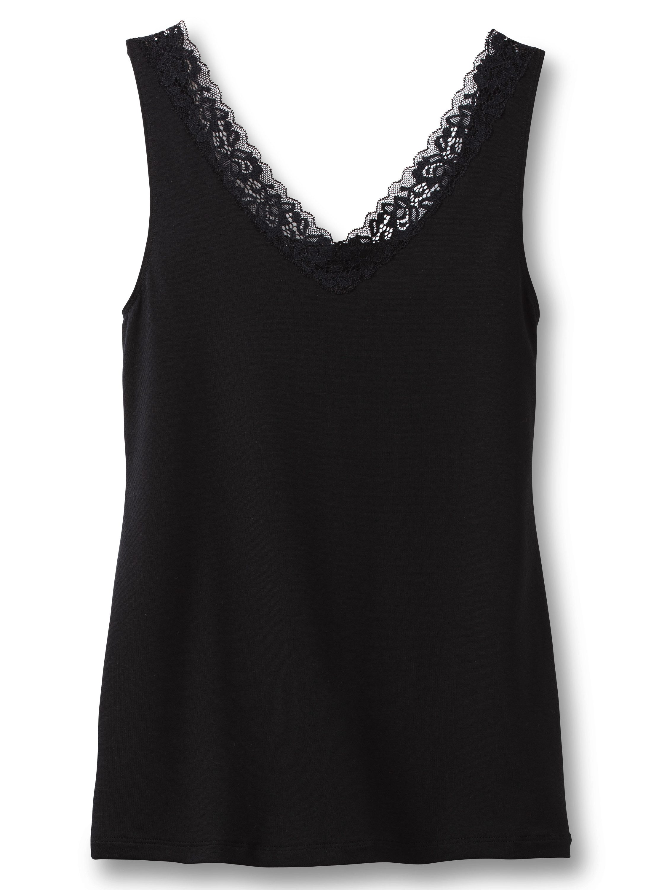 CALIDA Unterhemd Natural Comfort Lace Damen (1-St) weiche Spitze und anschmiegsamer Komfort
