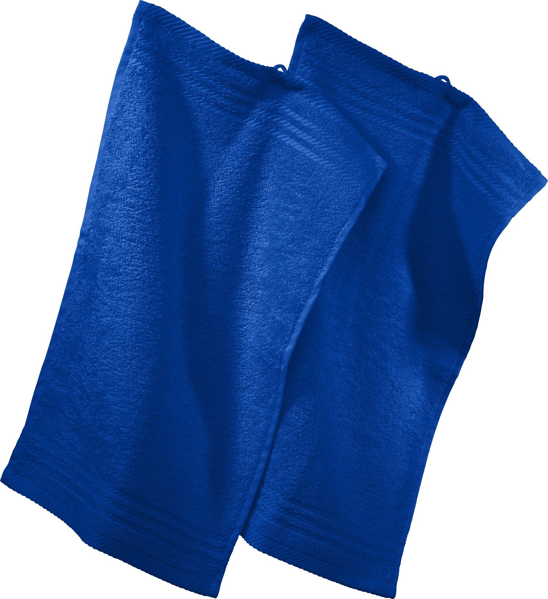 REDBEST Gästehandtuch Gästetuch 2er-Pack, Frottier, Walk-Frottier Uni