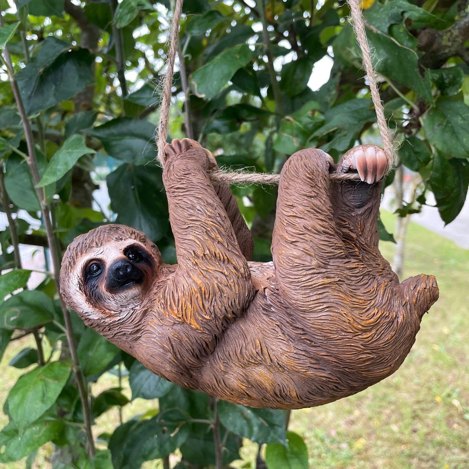 Online-Fuchs Gartenfigur für draußen - Faultier zum Aufhängen - Garten Deko günstig online kaufen