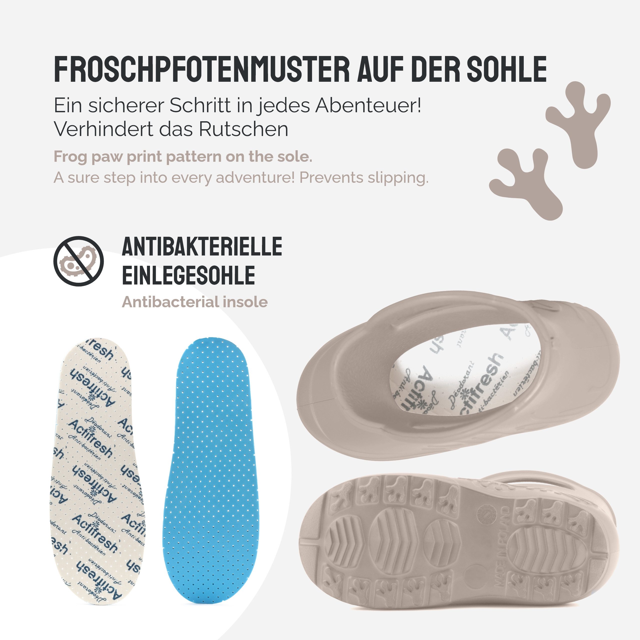 Ladeheid EVA Regenschuhe für Frauen LA-CA-09 Gummistiefel