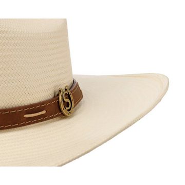 Stetson Sonnenhut (1-St) Westernhut mit Lederband