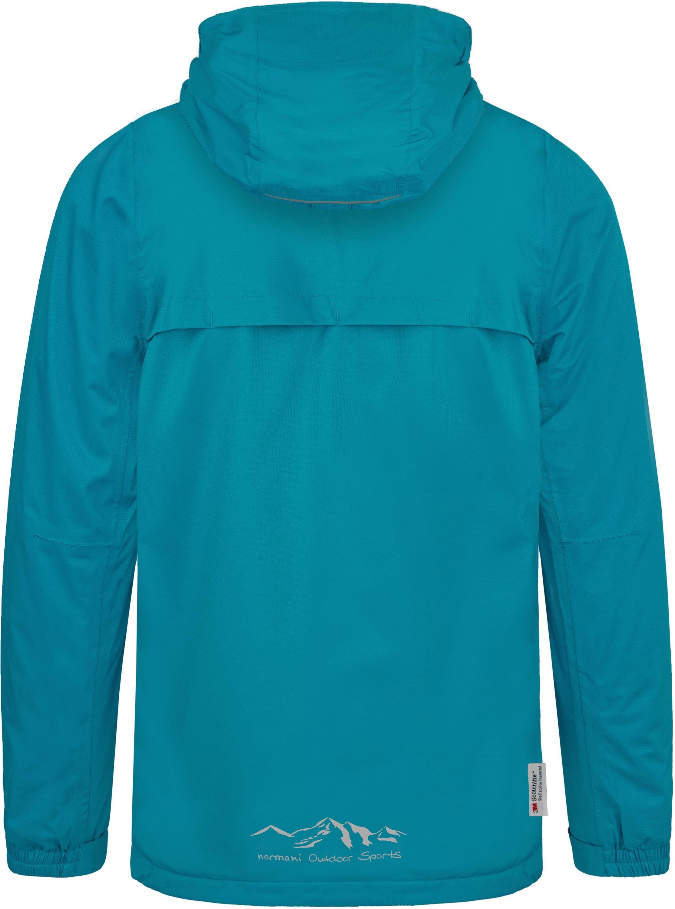 normani Regenjacke Kinder Sommer Regenjacke und Regenhose Wasserdichter Regenanzug Regen Overall für Junge und Mädchen – Bild 3 von 5