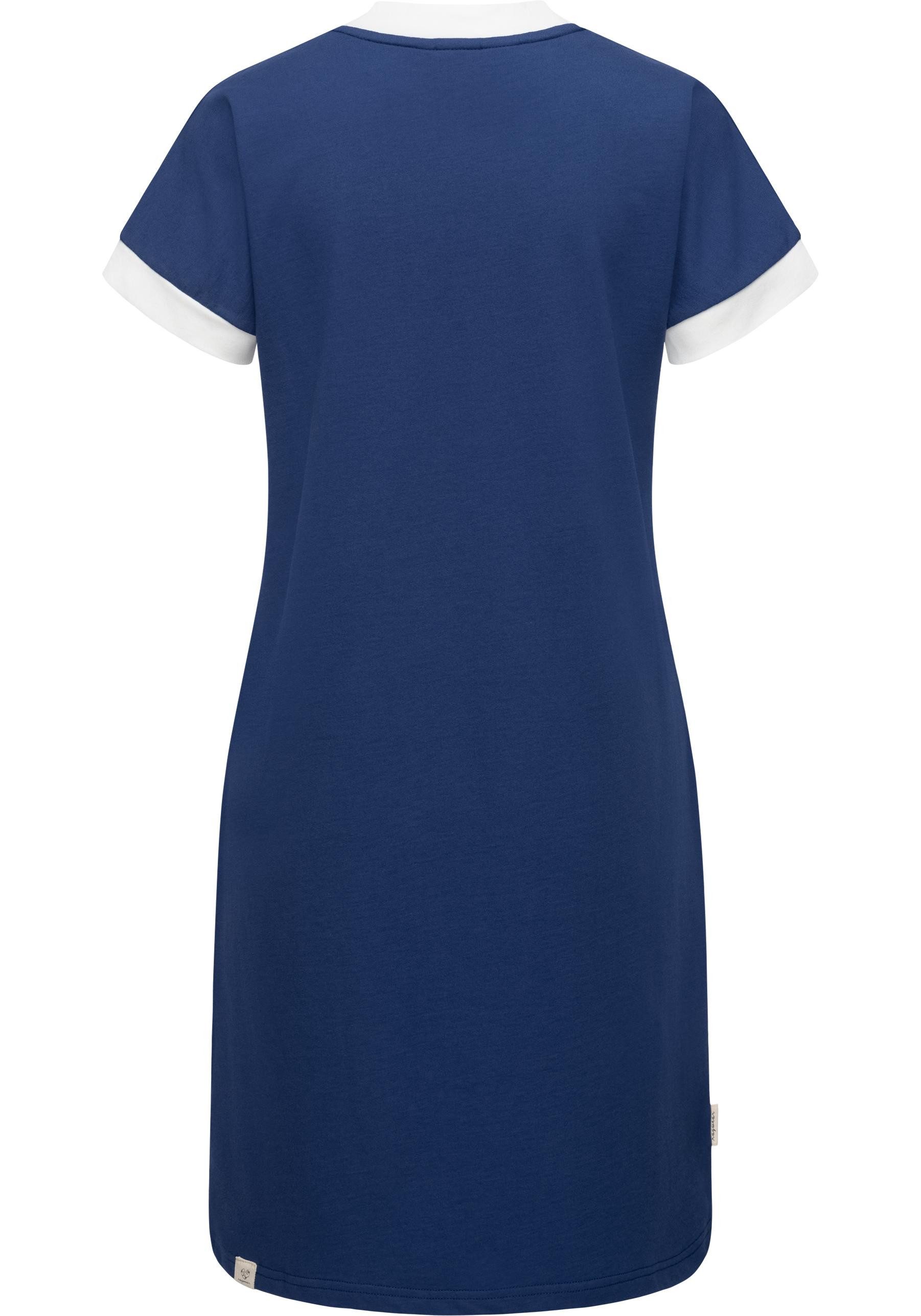 Ragwear Shirtkleid Katchi Solid stylisches Sommerkleid in Shirt-Optik