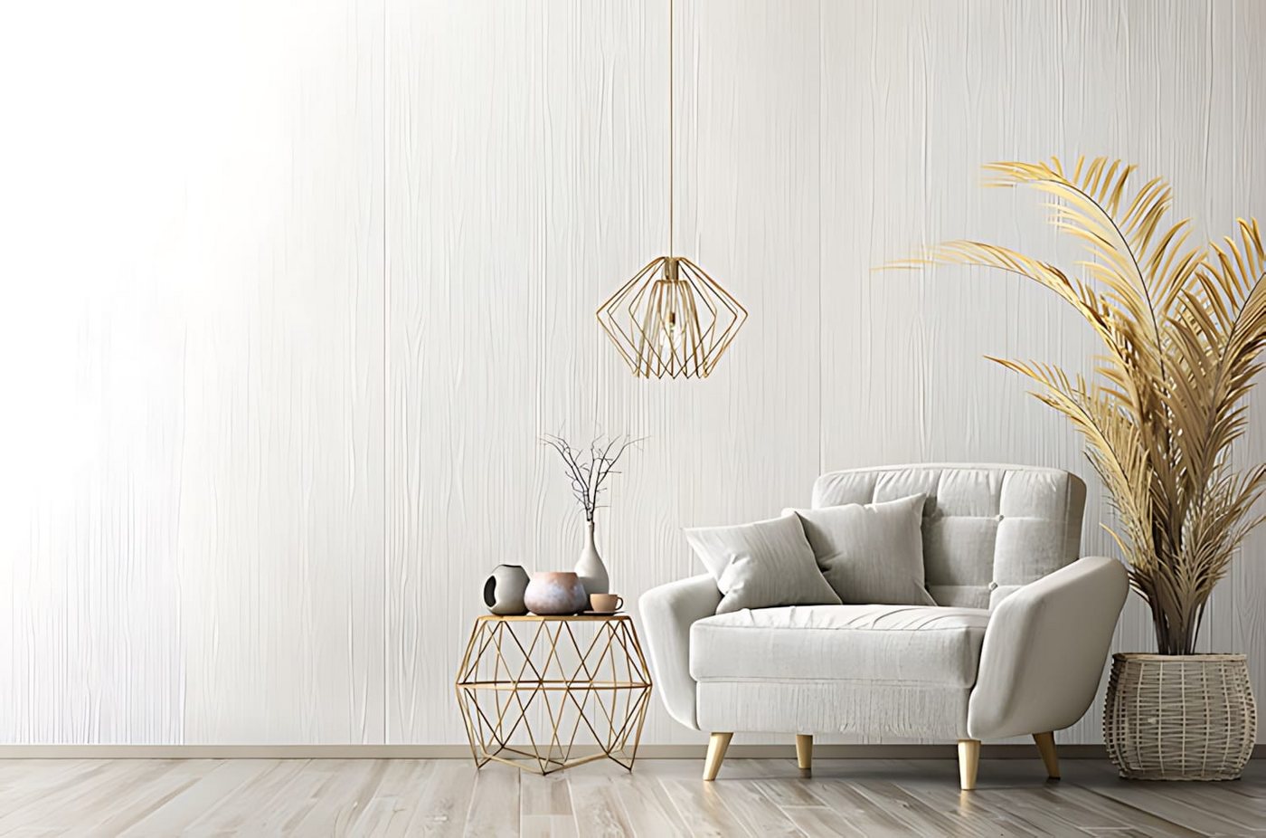 Thumbnail - Wallface Wandpaneel 24938 TIMBER Jet Stream Wandverkleidung in Holz Optik matt weiß 2,6 m2, BxL: 100x260 cm, 2.6 qm, (De...