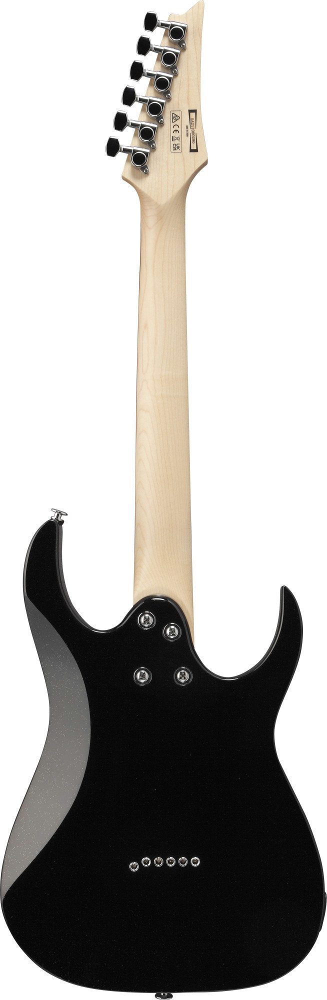 Ibanez E-Gitarre GRGM21L-BKN Gio RG miKro 3/4 Black Night, RG miKro, Shortscale-Modell mit verkürzter Mensur