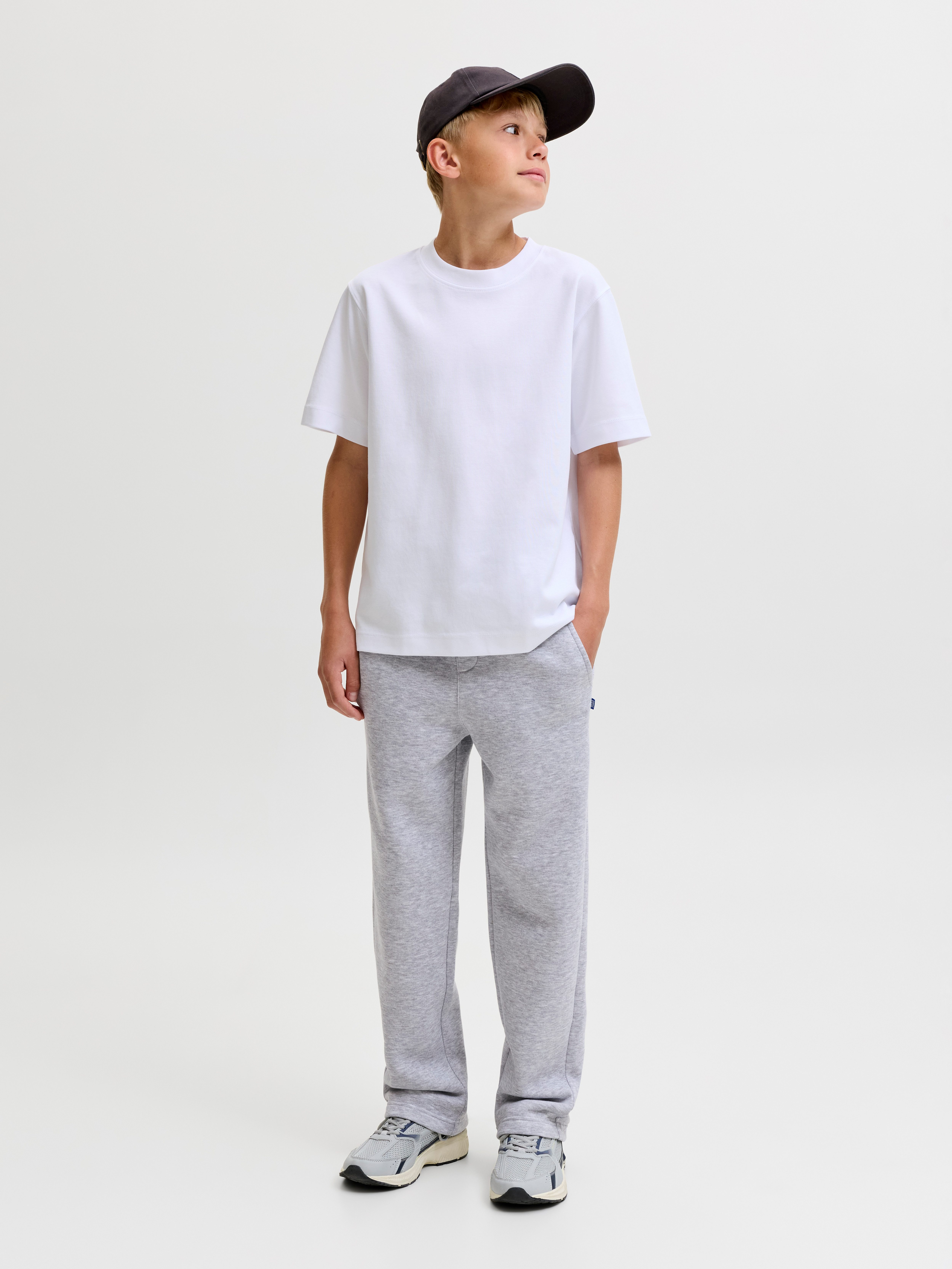 Jack & Jones Junior Sweathose JPSTKANE BRADLEY UNC SWT PANT JNR SN Materialmix, relaxed fit – Bild 5 von 5