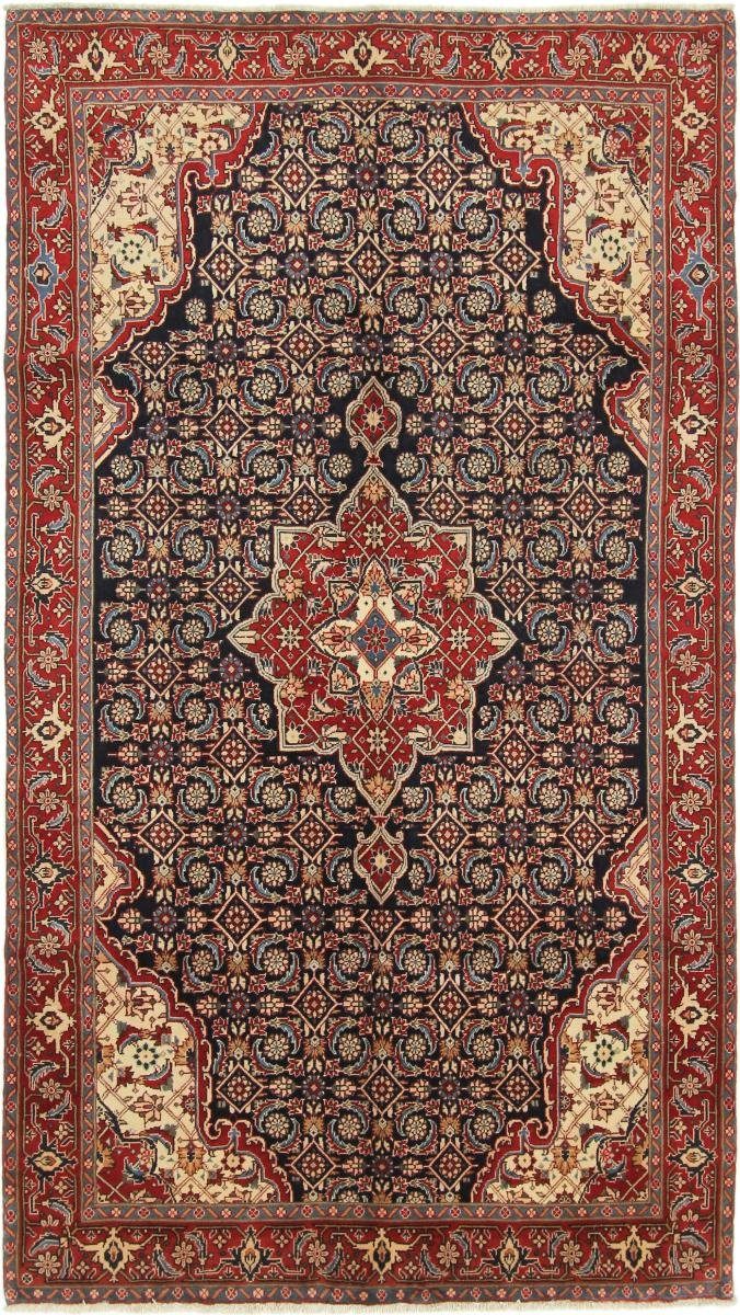 Orientteppich Hamadan Shahrbaf 149x274 Handgeknüpfter Orientteppich, Nain Trading, rechteckig, Höhe: 8 mm