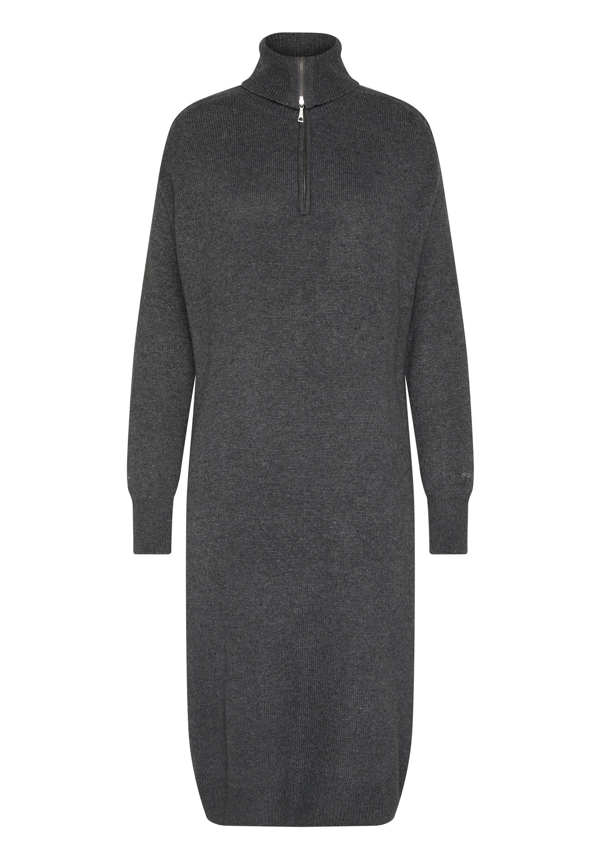 Polo Sylt Strickkleid mit Rollkragen und Zipper