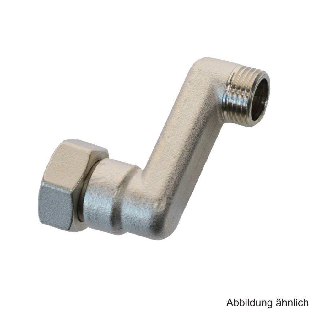 OEG GmbH Heizkörper Excenterverschraubung S-Anschluss 3/8" x 5/8" Überwurfmutter, 50 mm Ve