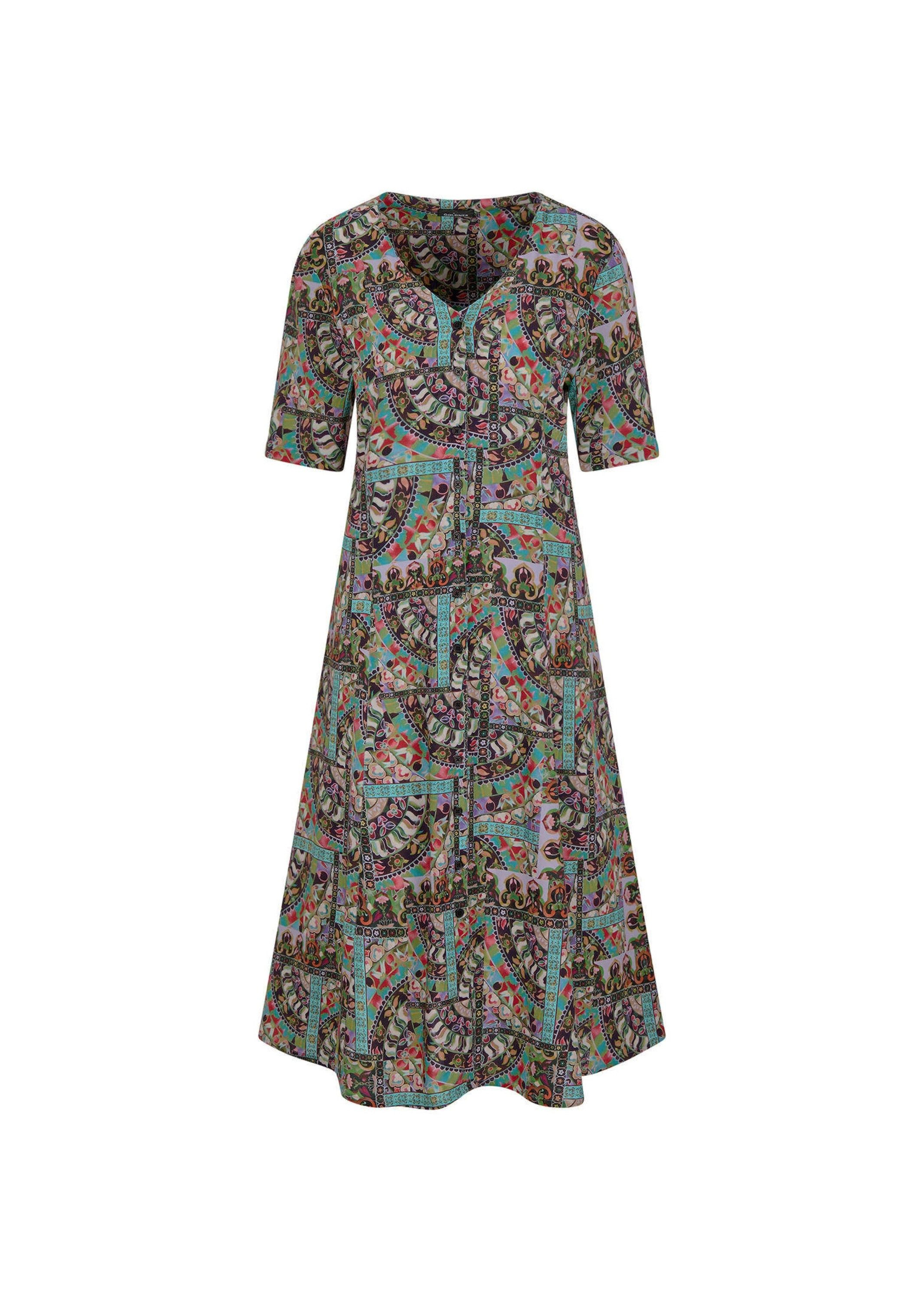 Sommerkleid Viskosekleid mit orientalischem Muster