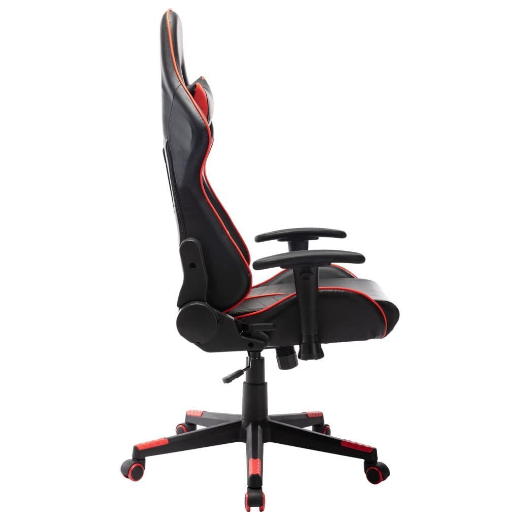 (1 vidaXL Rot Gaming-Stuhl Schwarz Gaming-Stuhl und St) rot Schwarz und | Schwarz Kunstleder und rot