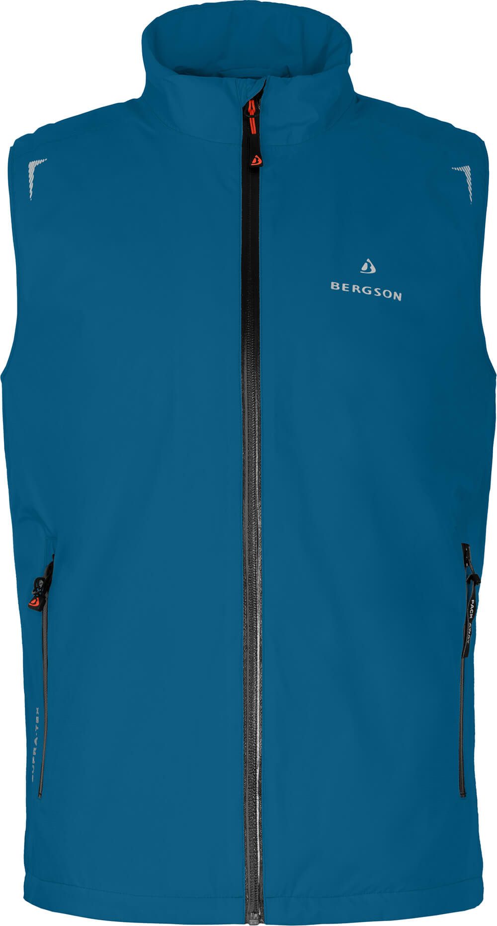 Bergson Regenjacke EGGEN THERMO Weste Herren Regenweste, leicht wattiert, 1 günstig online kaufen