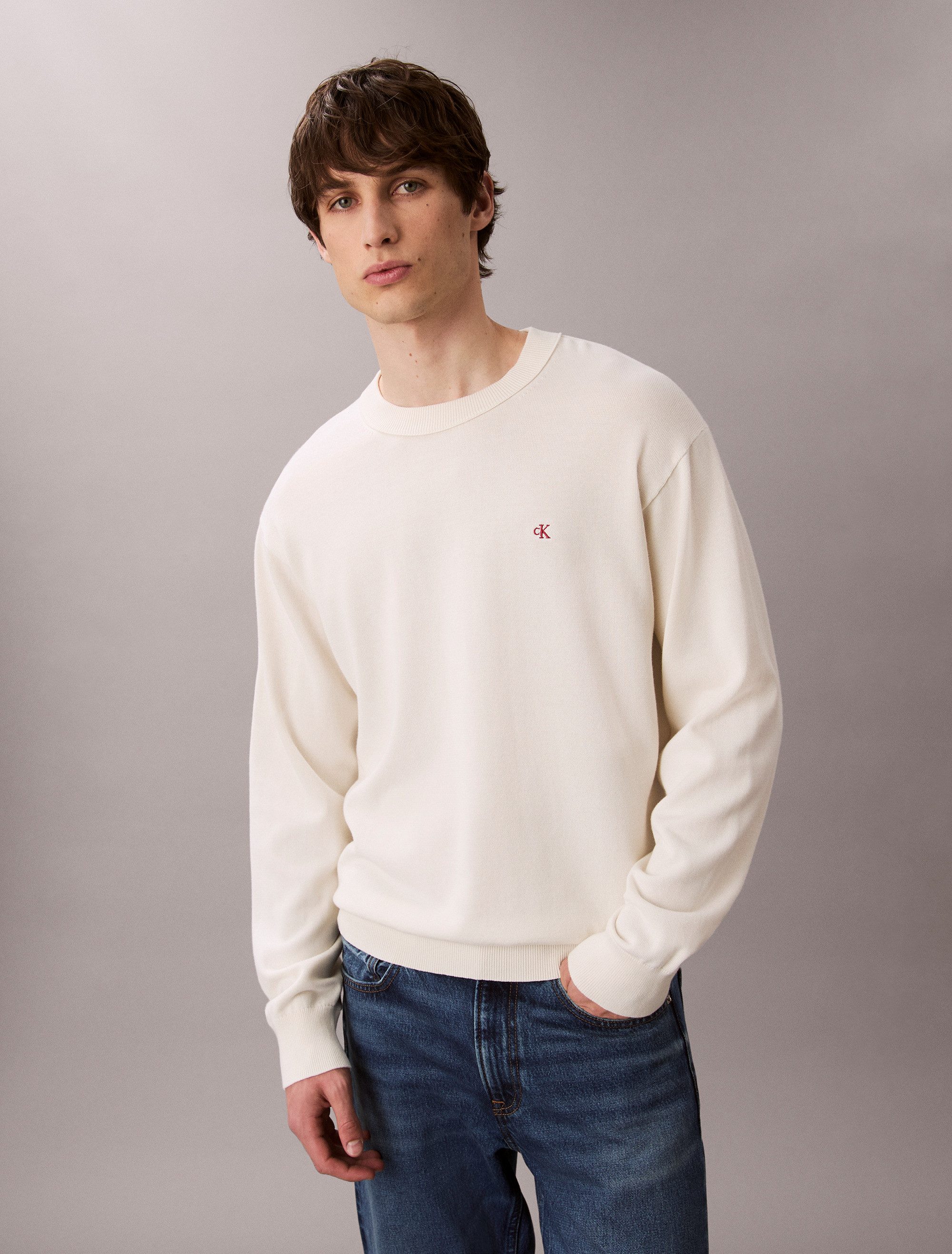 Calvin Klein Jeans Strickpullover LS EZ günstig online kaufen