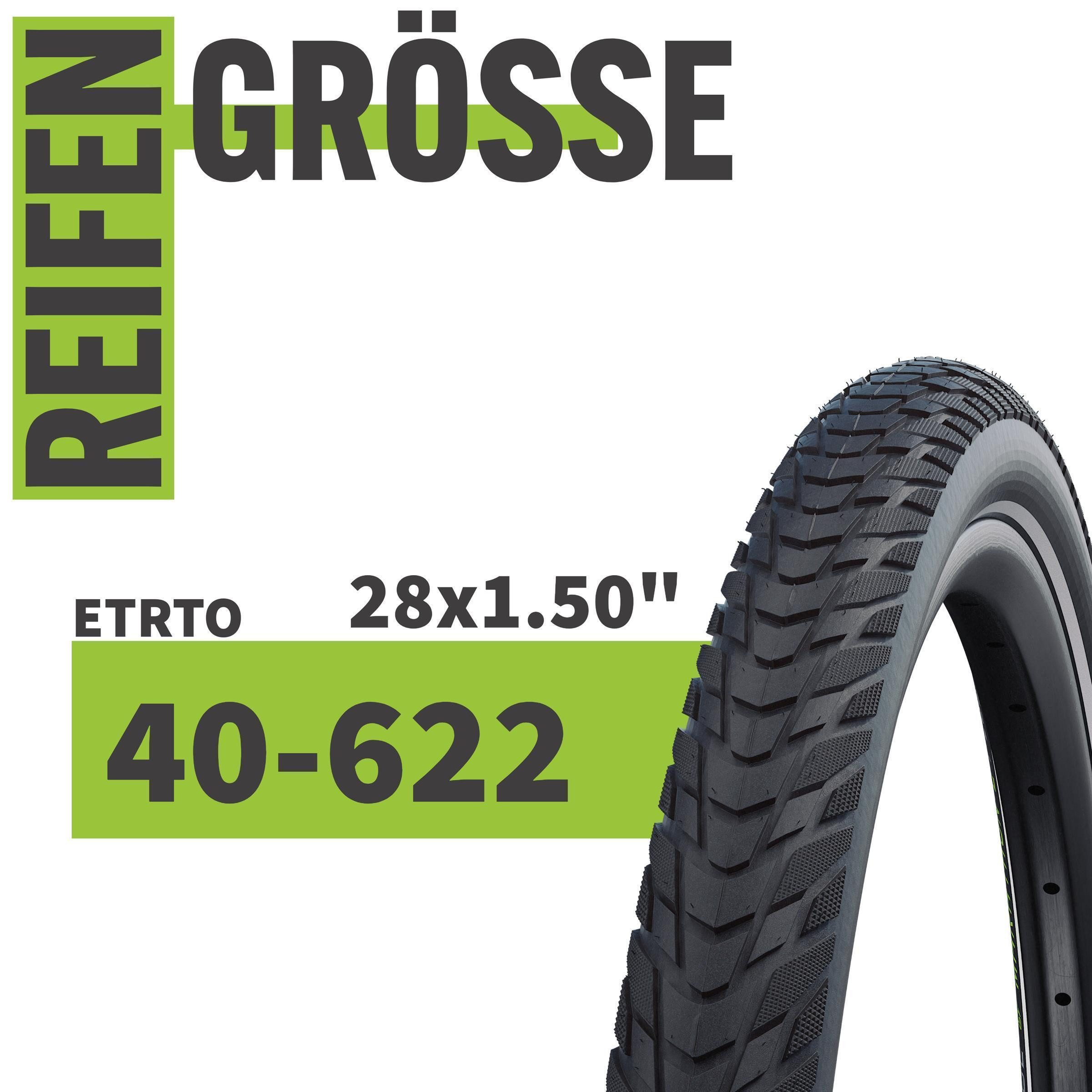 MSZweirad Fahrradreifen 2 x Schwalbe Reifen Marathon E-Plus 28 x 1,50 (40-622)“ + DV + Heber