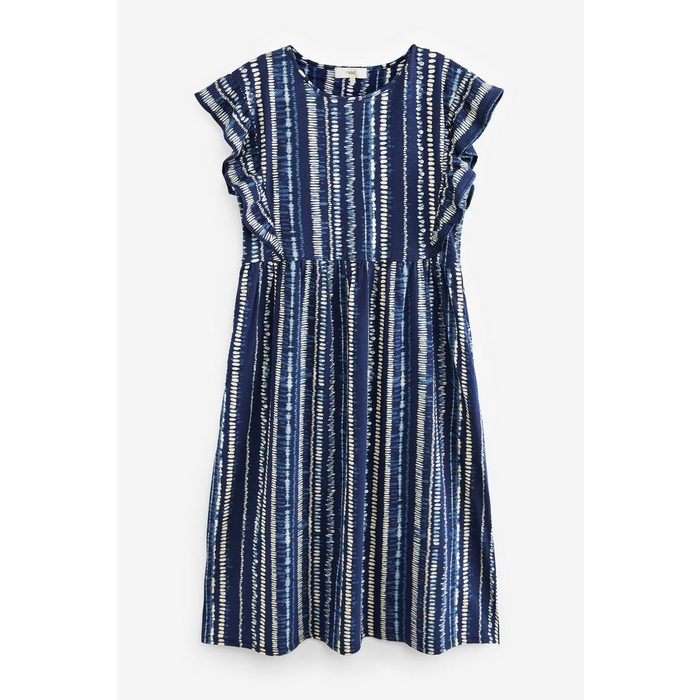 Next Sommerkleid Kleid mit Rüschenärmeln (1-tlg)