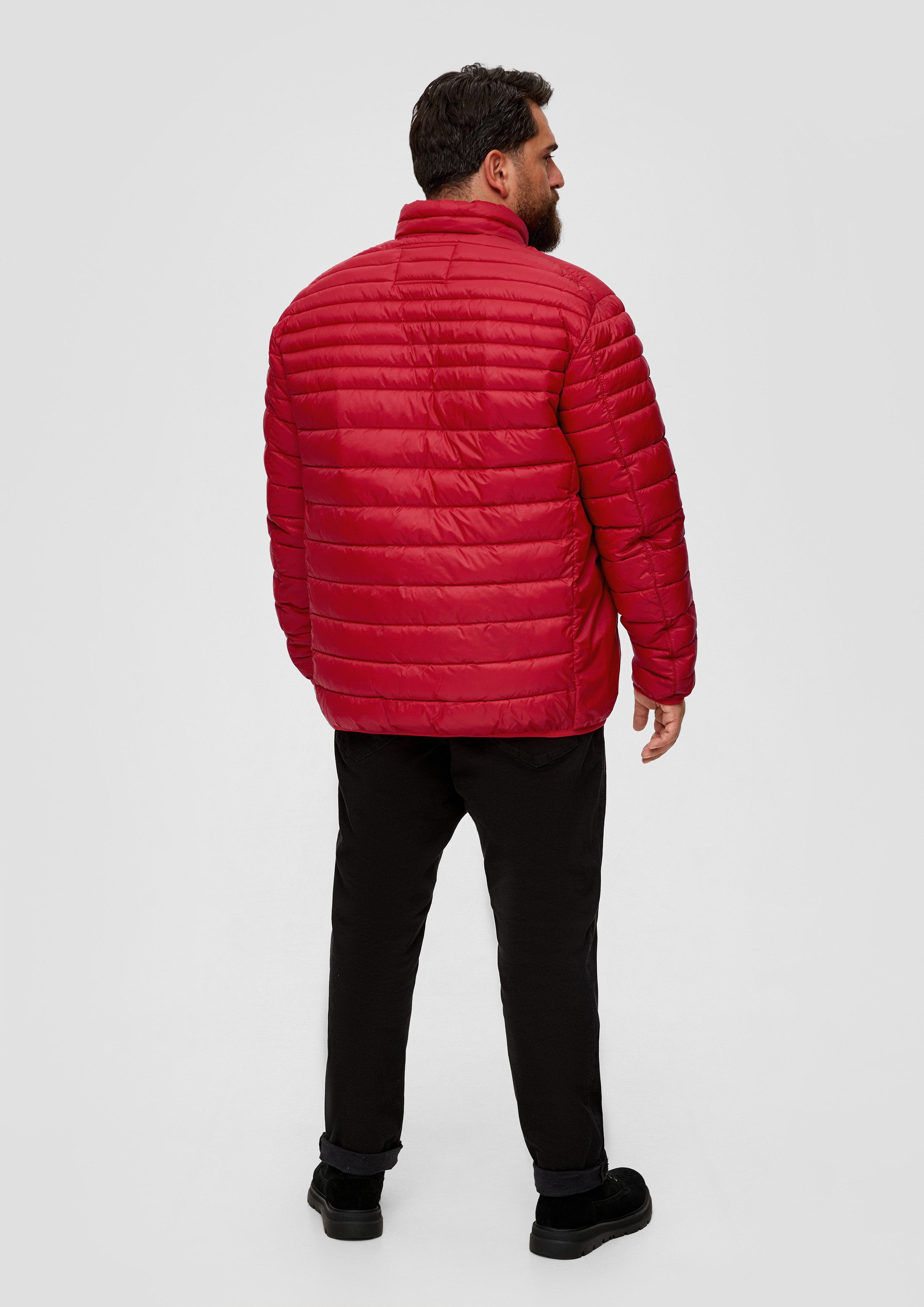 s.Oliver Funktionsjacke Outdoor-Jacke Steppjacke mit Label-Patch