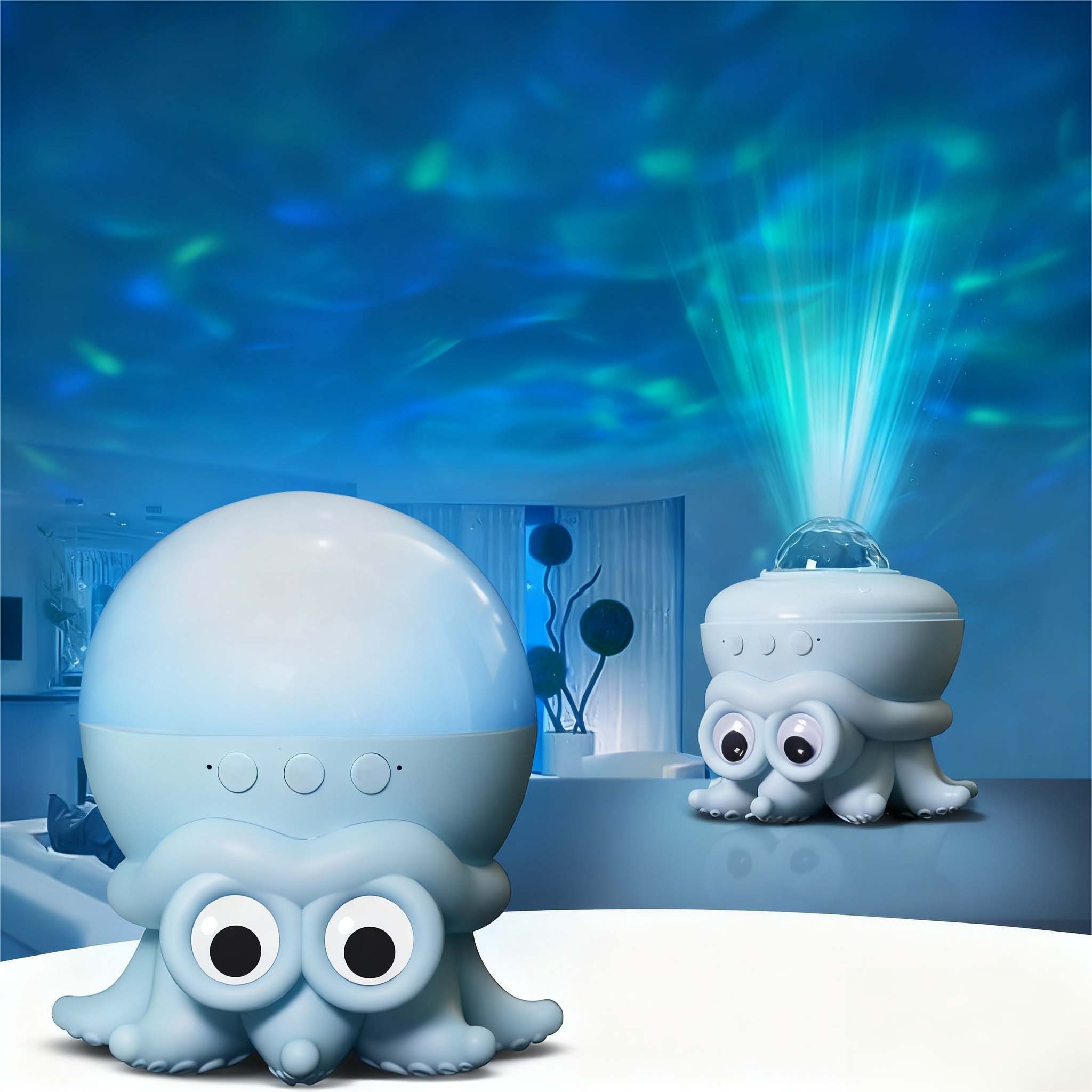 VIVIHEYDAY LED Nachtlicht Oktopus LED Sternenhimmel Projektor, Nachtlicht Dimmbar Kinder, mit Timer, Projektor Sternenhimmel, für Deko Schlafzimmer Zimmer Geschenk Party