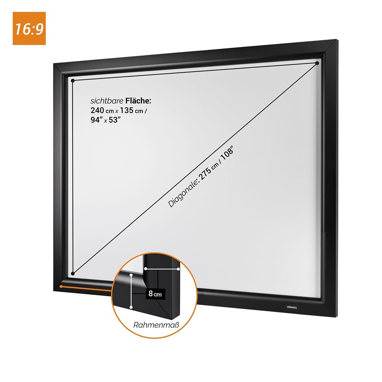 Celexon HomeCinema Rahmenleinwand (black_backside)