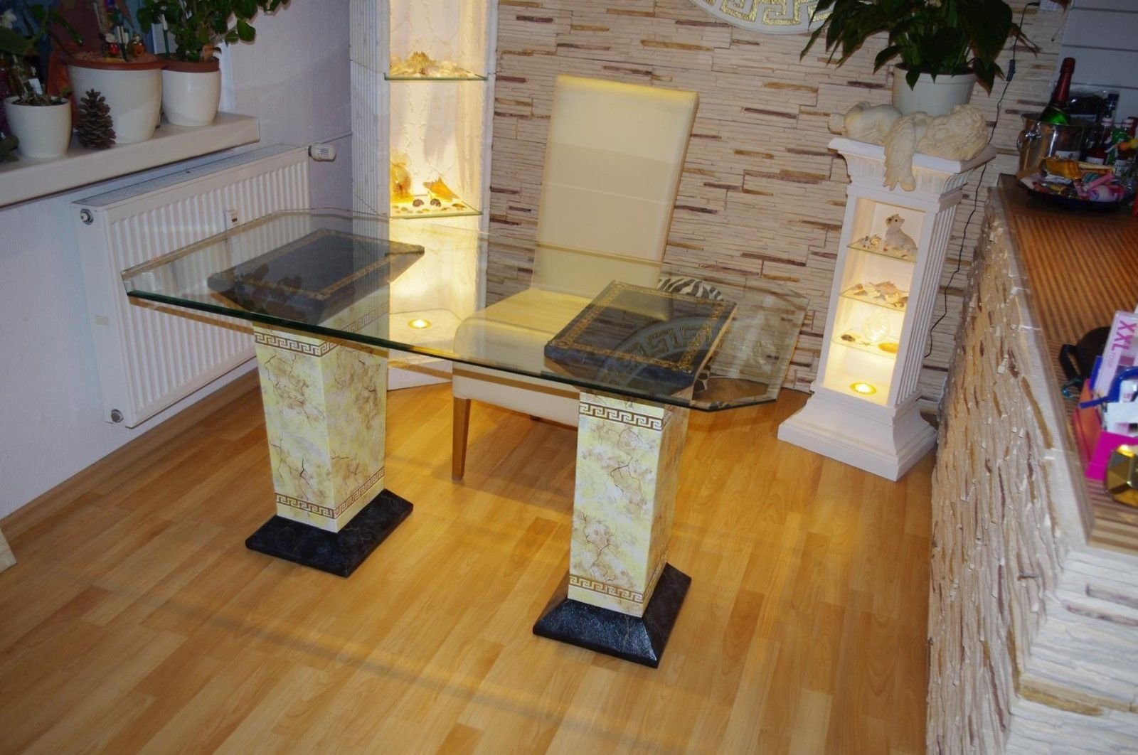 Nageltisch Wohndesign Marmortisch Glastisch Bürotisch Antikes Schreibtisch Manikürtisch Schreibtisch