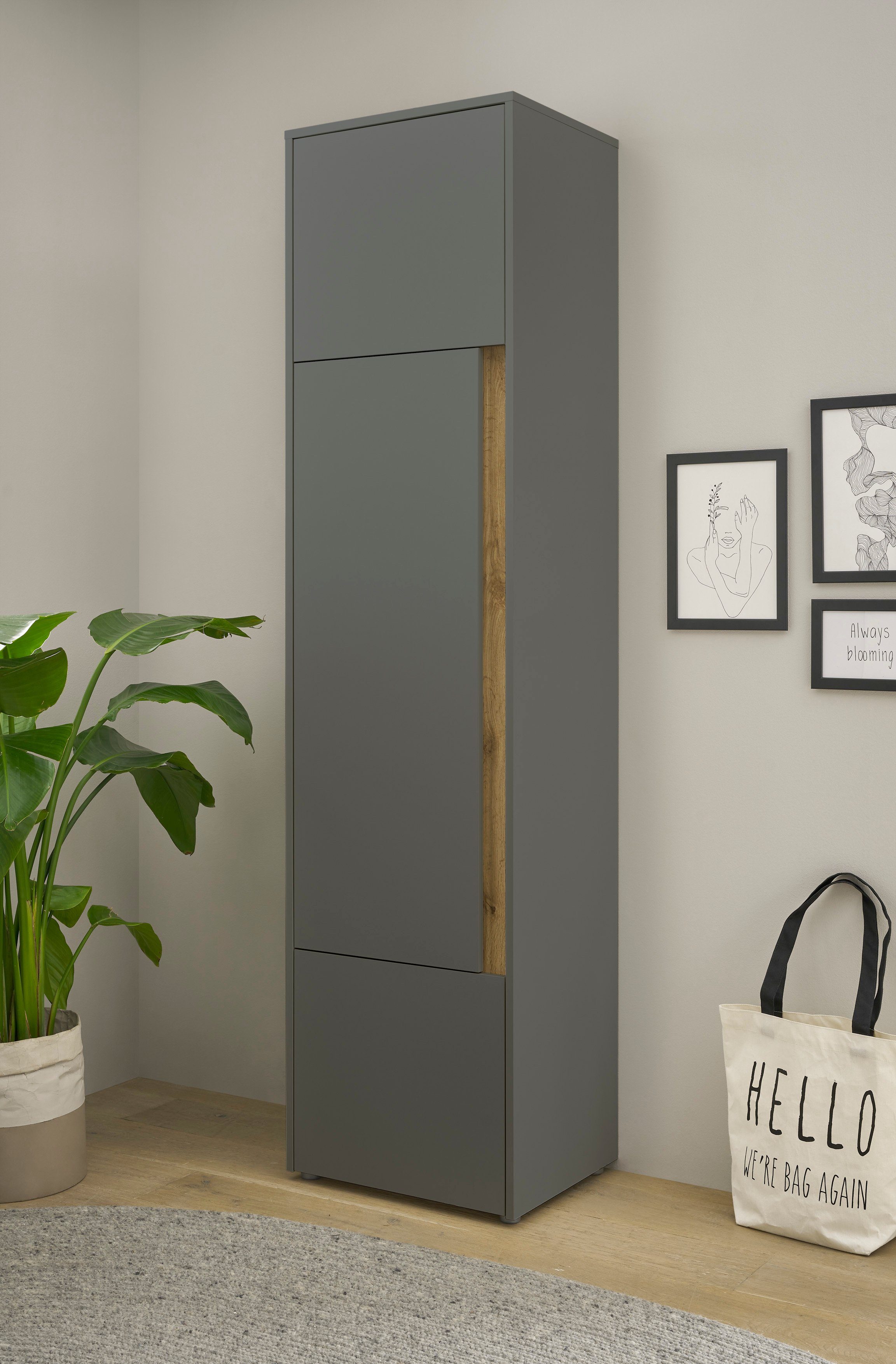 Home affaire Aktenschrank CiTY/GiRON Stauraumschrank zeitlos modern, wohnliches Home Office, Breite 50 cm
