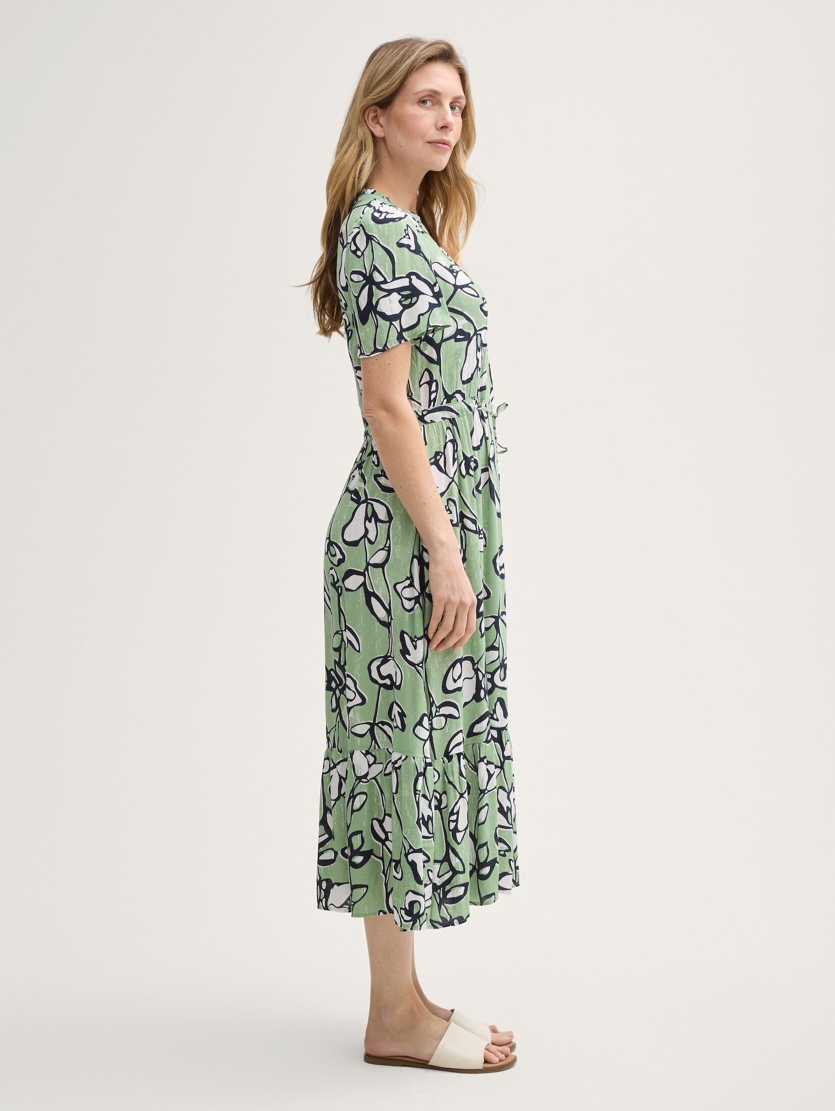 TOM TAILOR Sommerkleid Kleider & Jumpsuits Maxi-Kleid mit Muster
