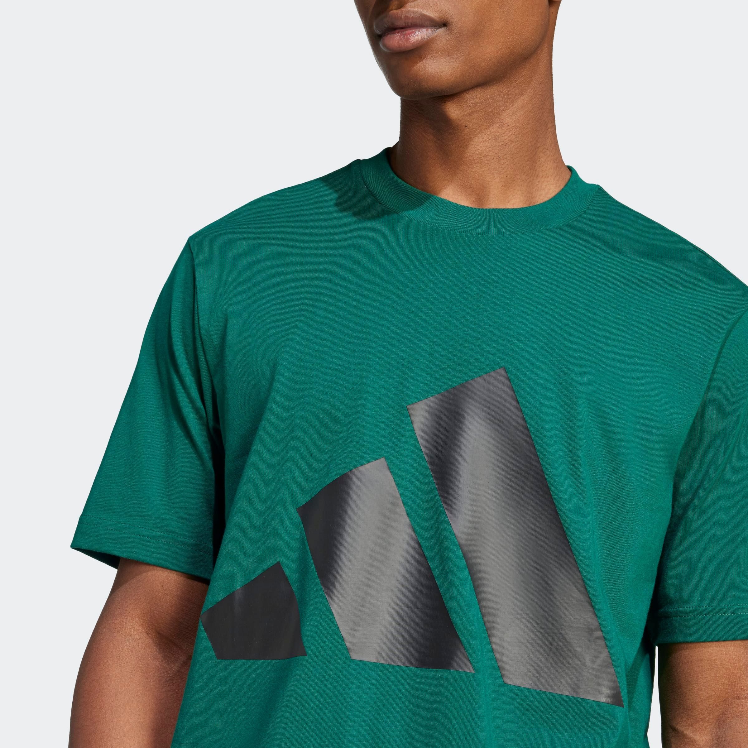 adidas Sportswear T-Shirt ESSENTIALS BIG LOGO klassische Silhouette, mit Rundhalsausschnitt – Bild 5 von 5
