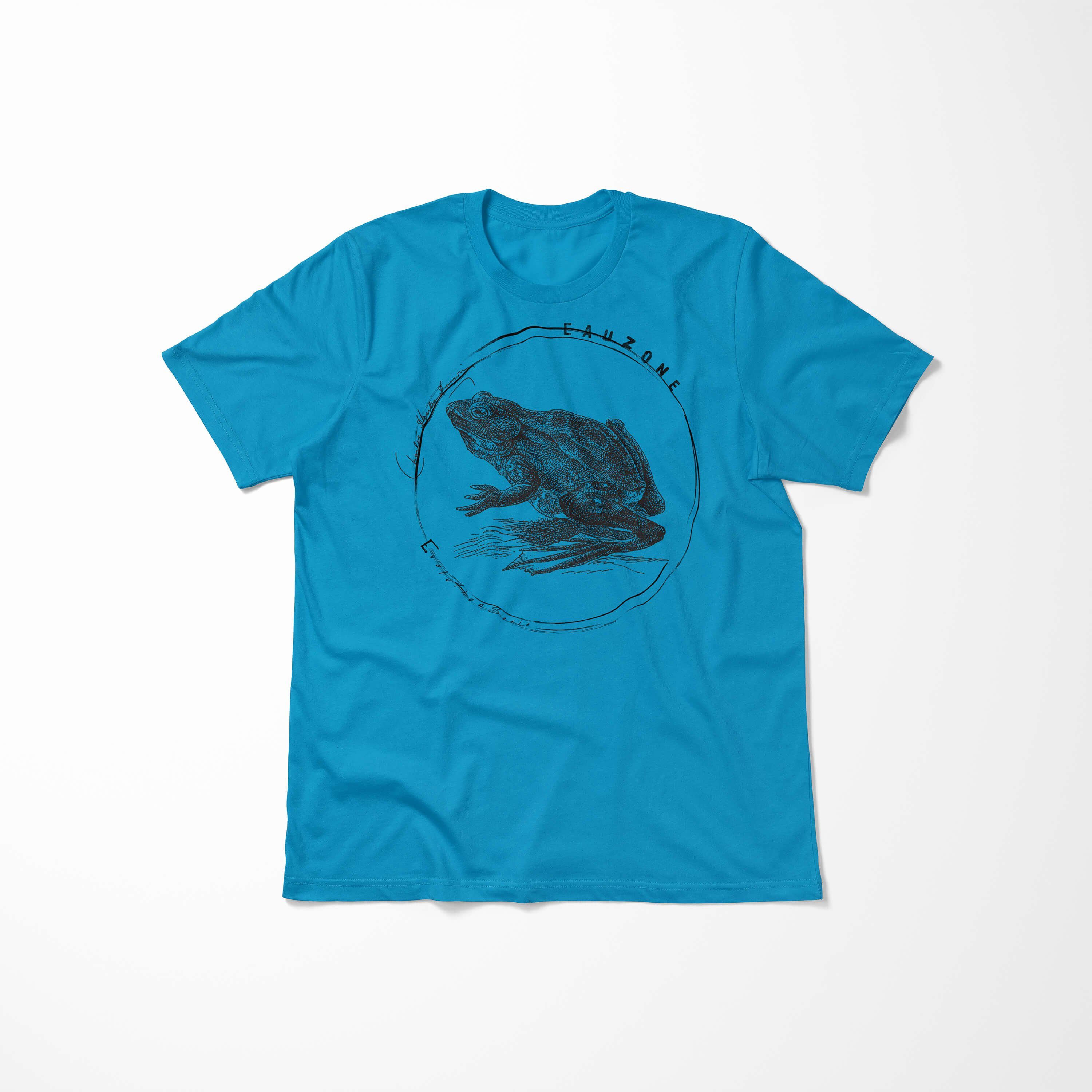 Herren Sinus T-Shirt Ochsenfrosch Art Atoll T-Shirt Evolution
