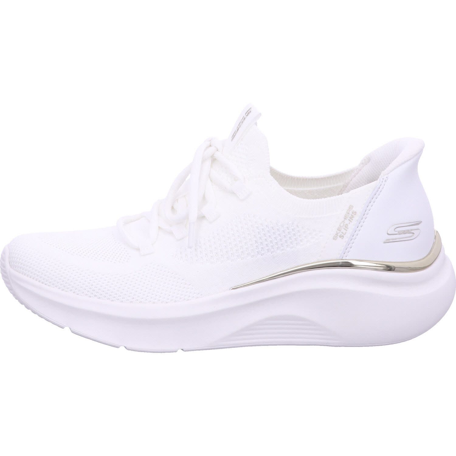 Skechers 117617 WHT Slipper