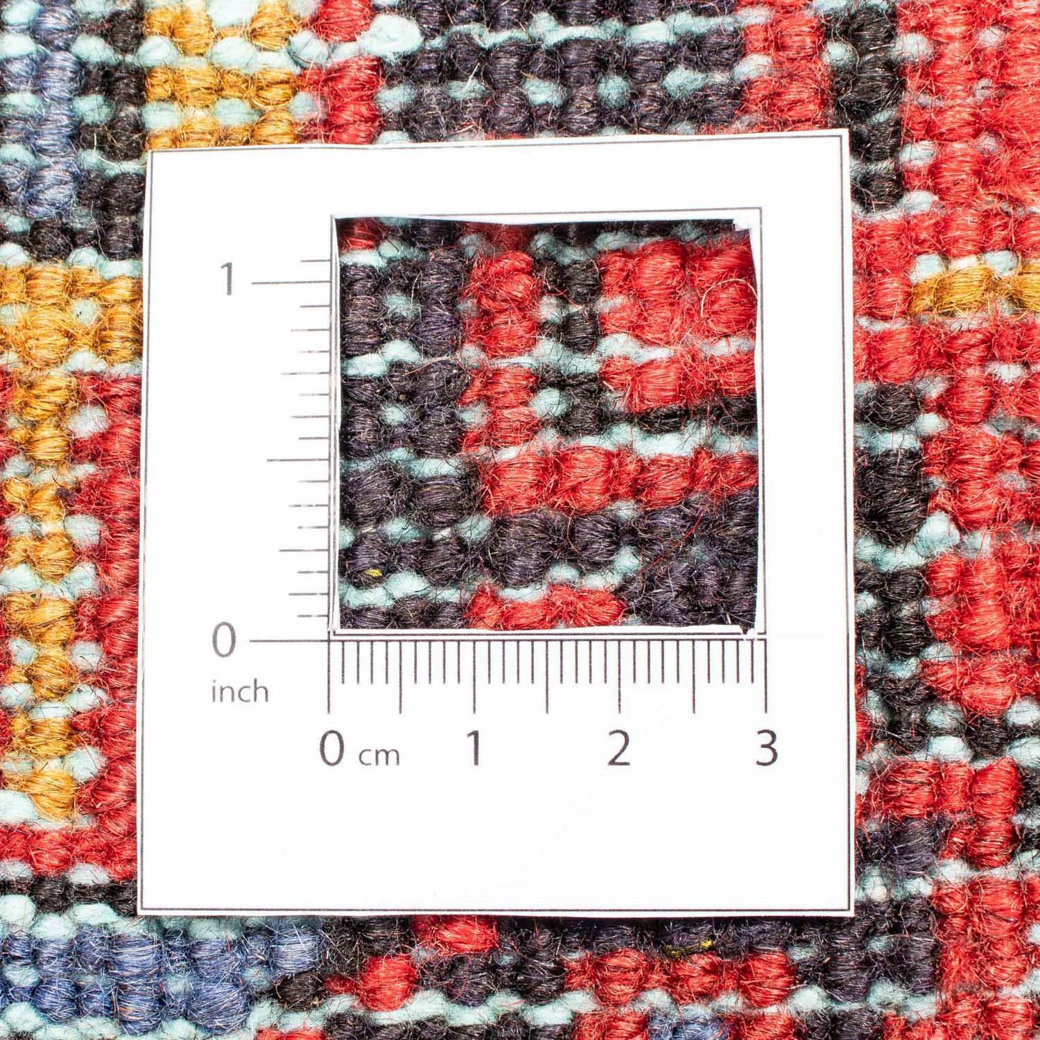 Wollteppich Heriz morgenland, 304 Zertifikat Rosso mm, 10 Medaillon mit Höhe: Unikat x 213 cm, rechteckig