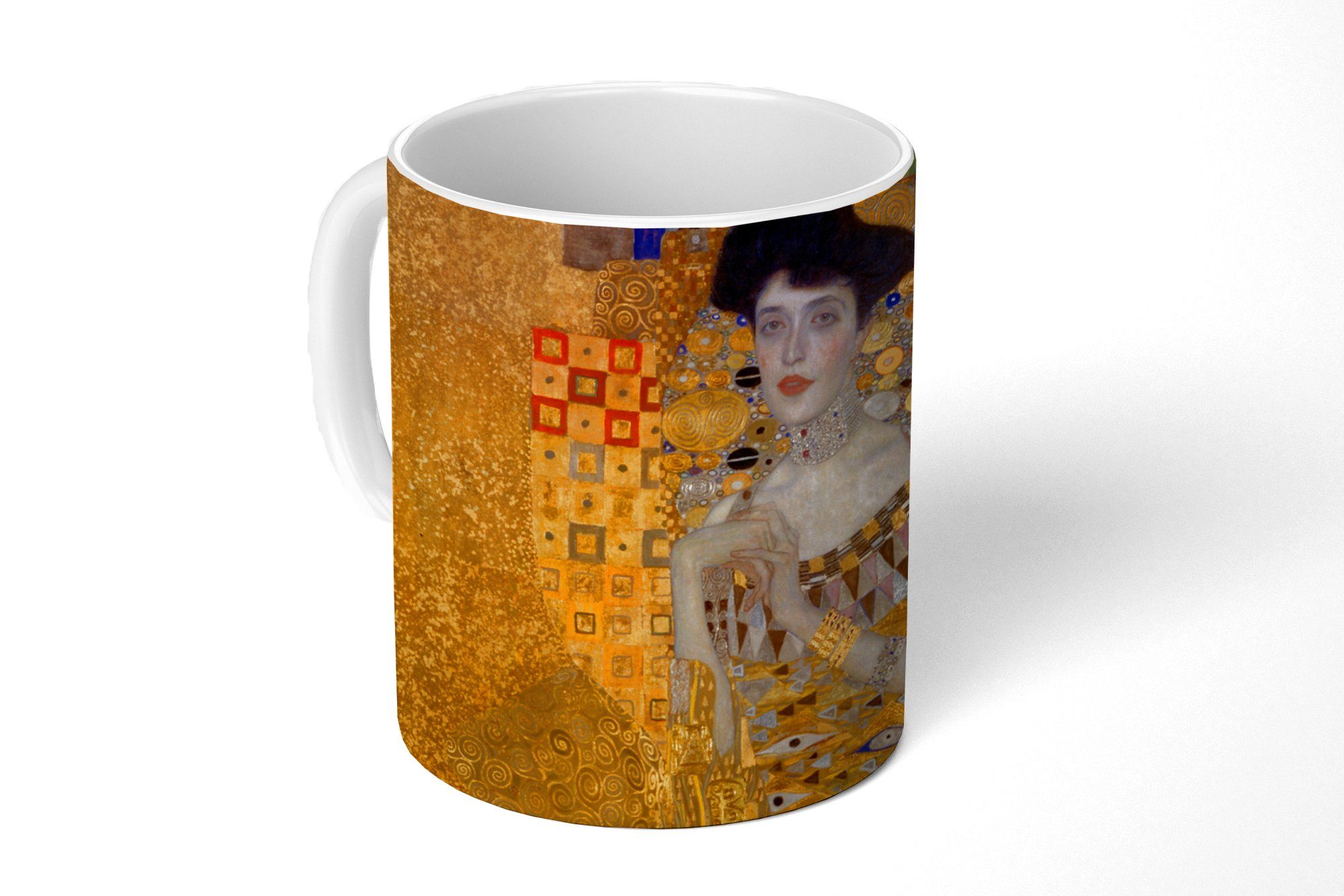 MuchoWow Tasse Porträt von Adèle Bloch-Bauer I - Gemälde von Gustav Klimt, Keramik, Kaffeetassen, Teetasse, Becher, Teetasse, Geschenk
