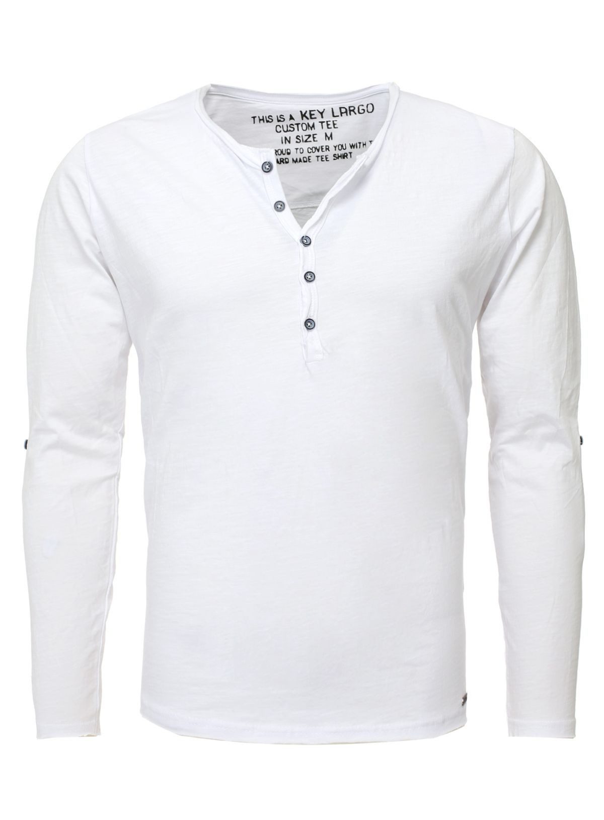Key Largo Henleyshirt Ginger vintage Look günstig online kaufen
