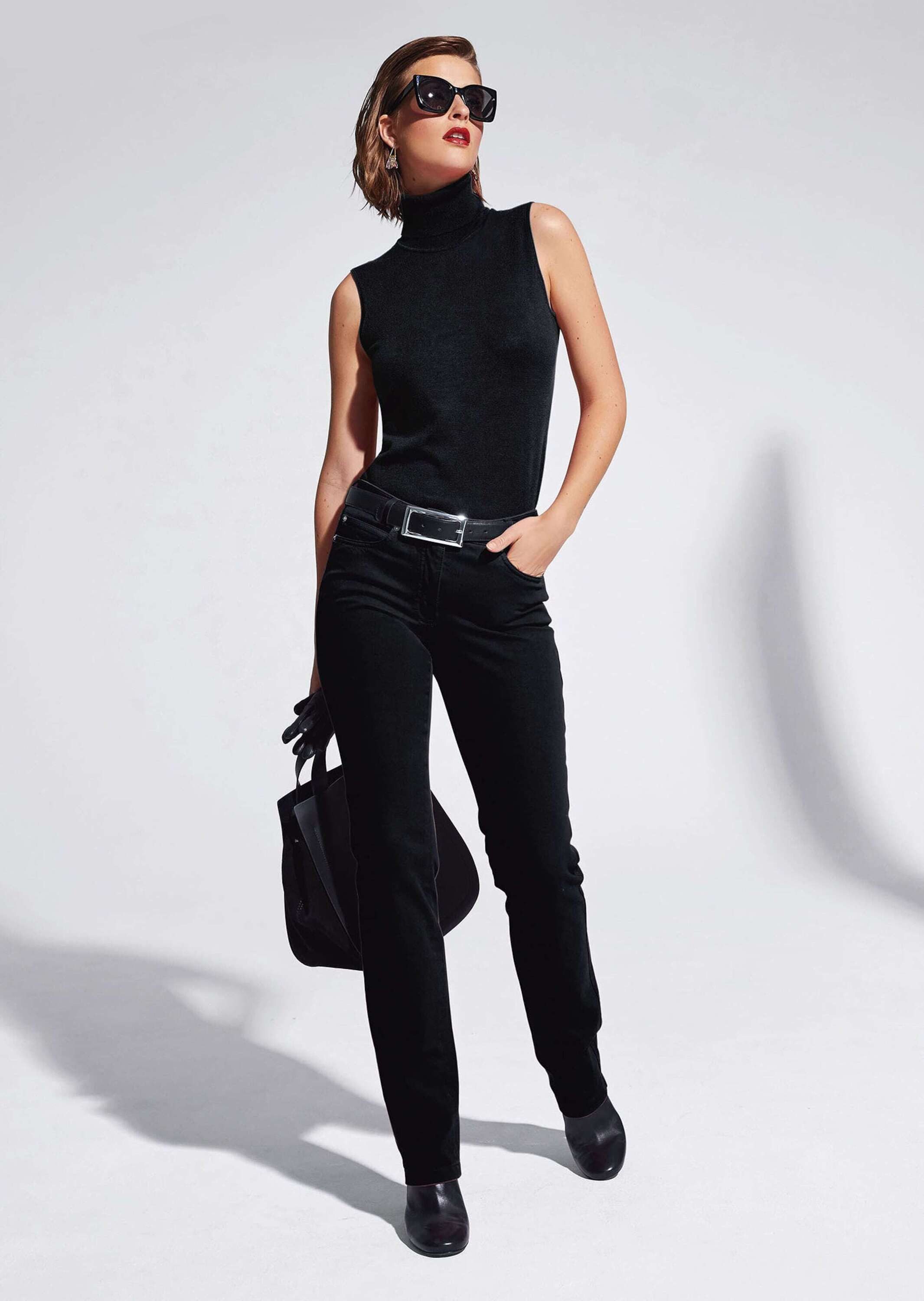 Gerade Jeans Schmale Jeans im Five-Pocket-Style