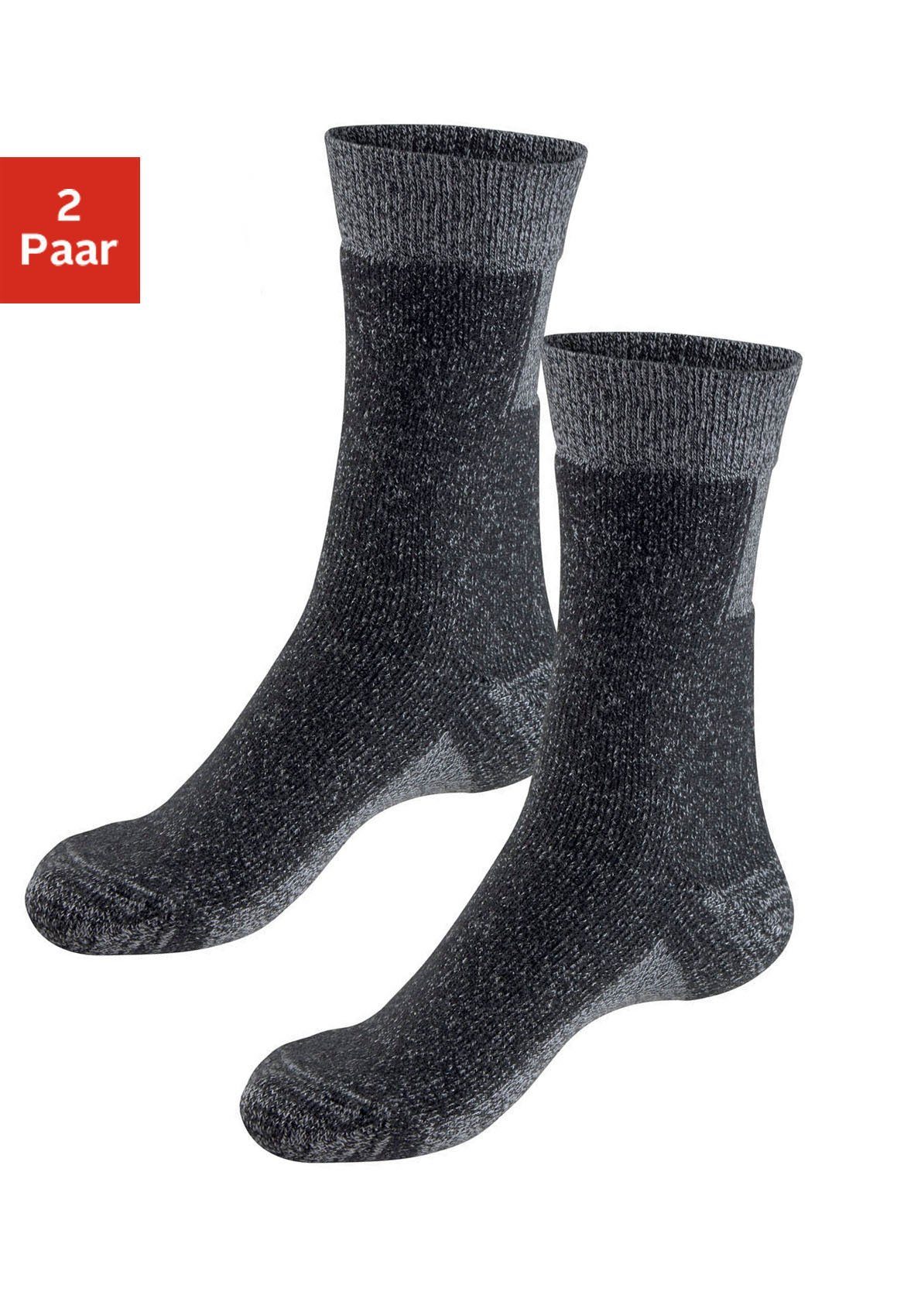 H.I.S Wandersocken (2-Paar) mit extra Stützfunktion und Polsterung