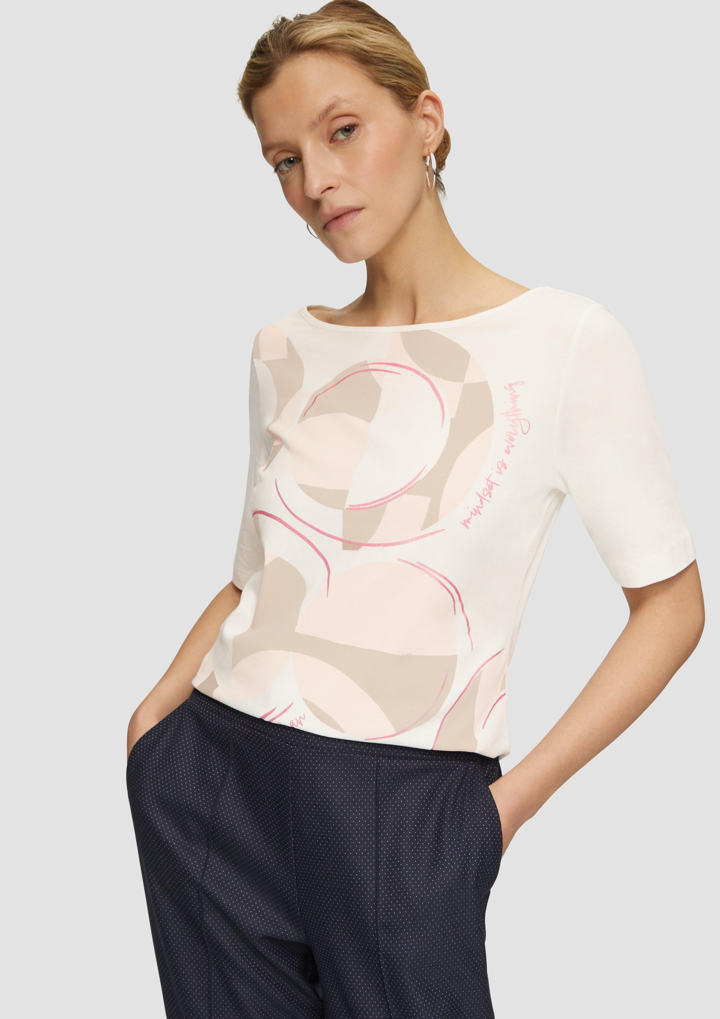 s.Oliver BLACK LABEL Kurzarmshirt T-Shirt mit günstig online kaufen