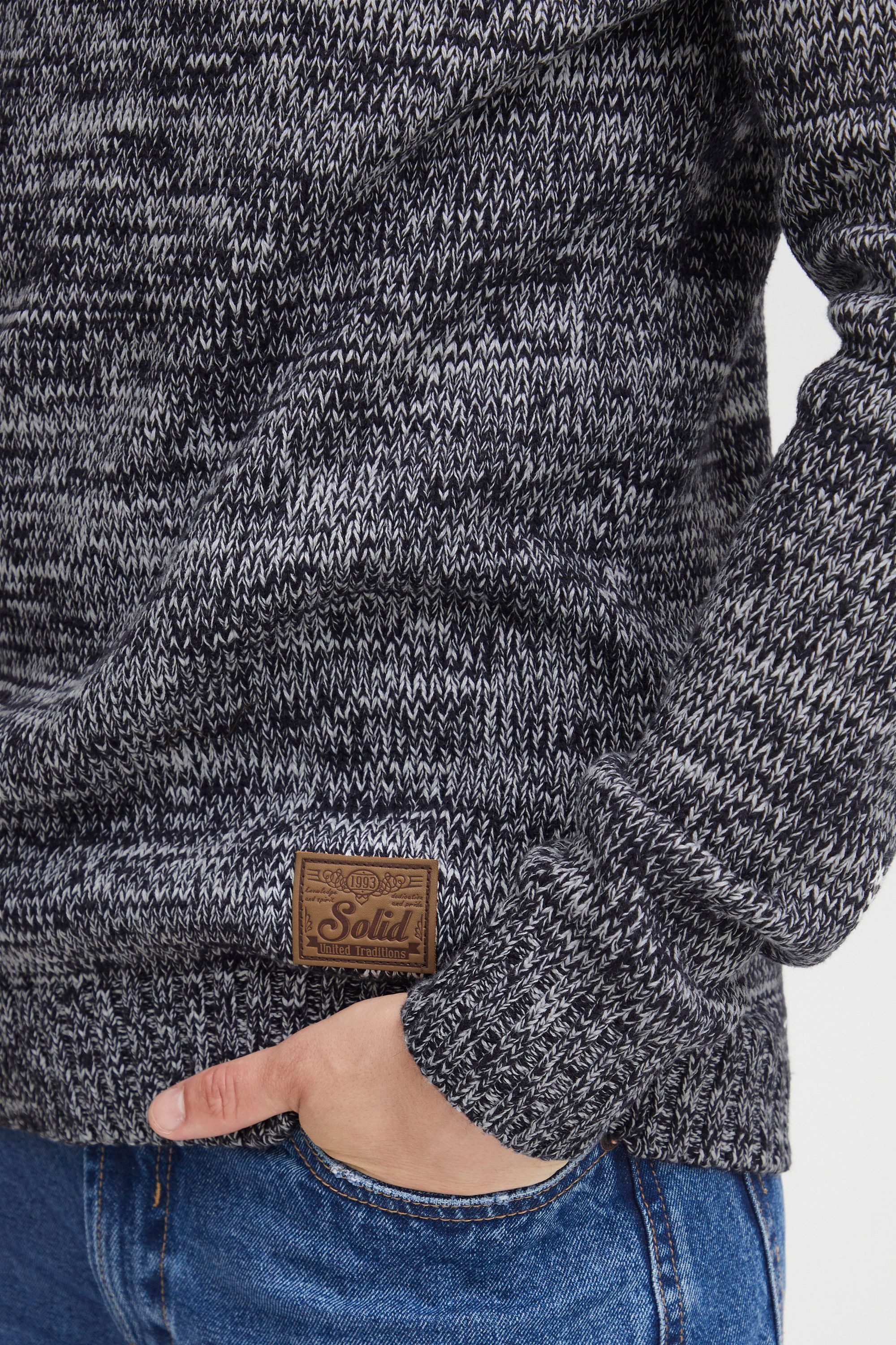 !Solid Rollkragenpullover SDPhilaremo Strickpulli in Melange-Optik