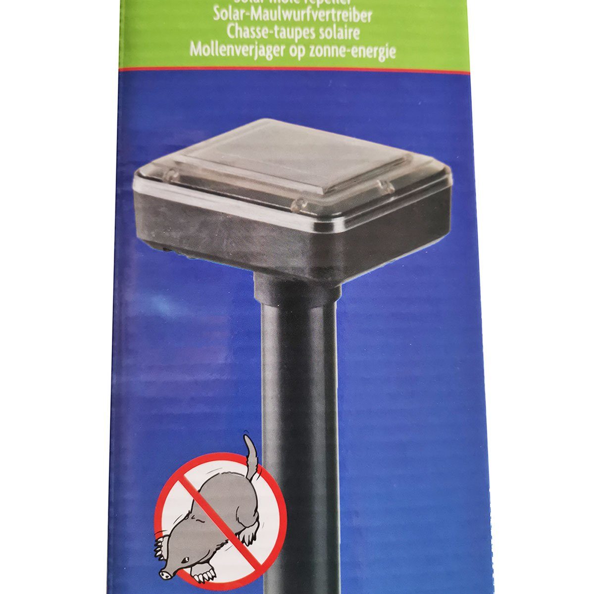 AccuCell Solar Maulwurfschreck, der Maulwurfvertreiber mit Solartechnik und Ni Akku 600 mAh