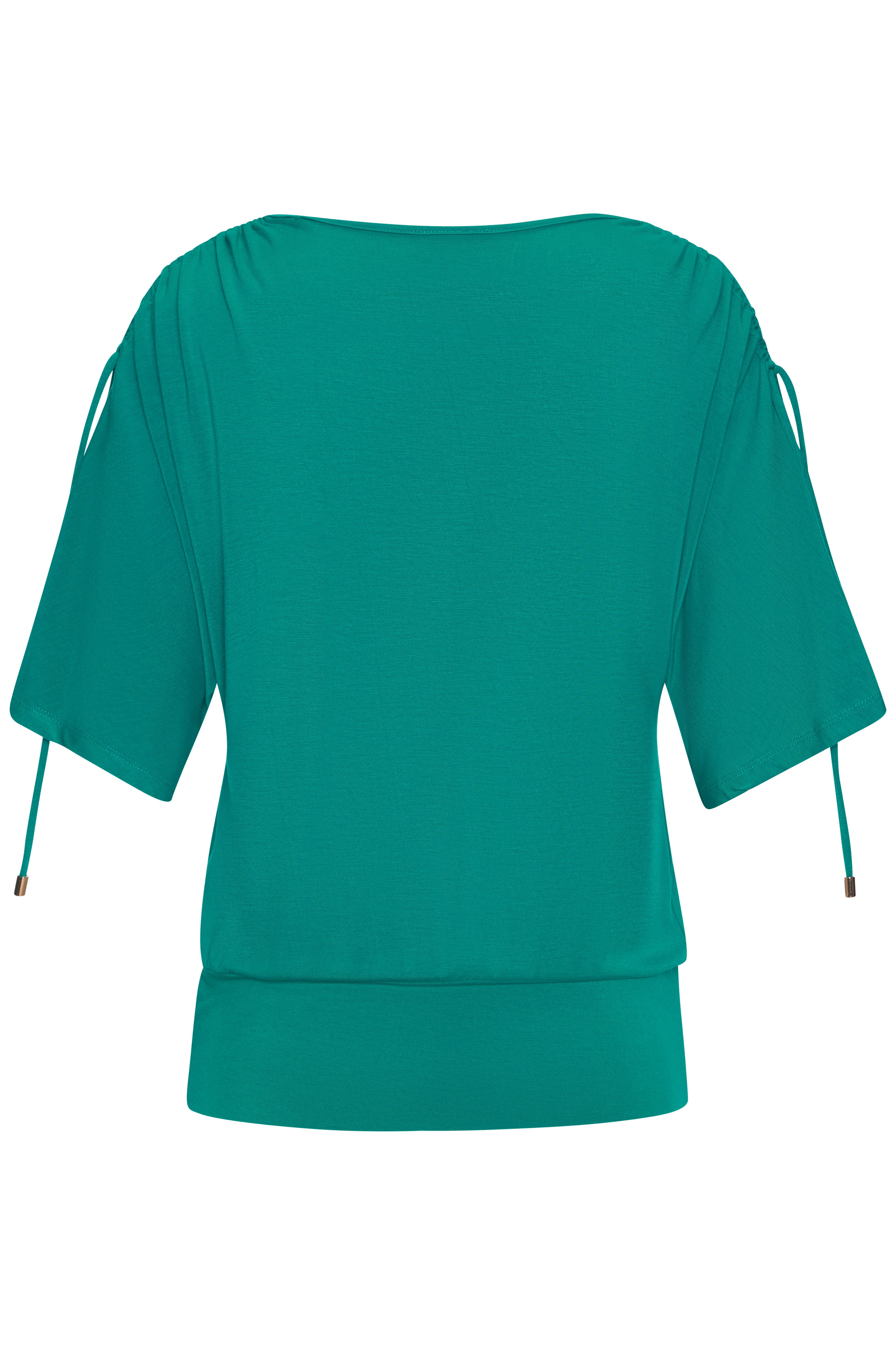 LASCANA Rundhalsshirt mit variabler Ärmellänge aus weichem Viskose-Stretch